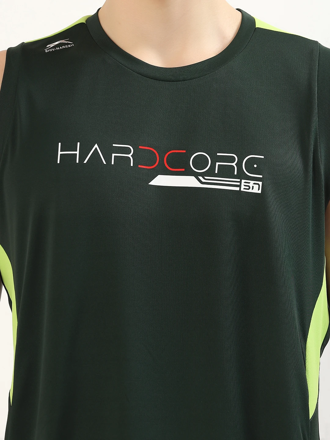 Men's Performance Training Tank Olive Parrot by Shiv Naresh