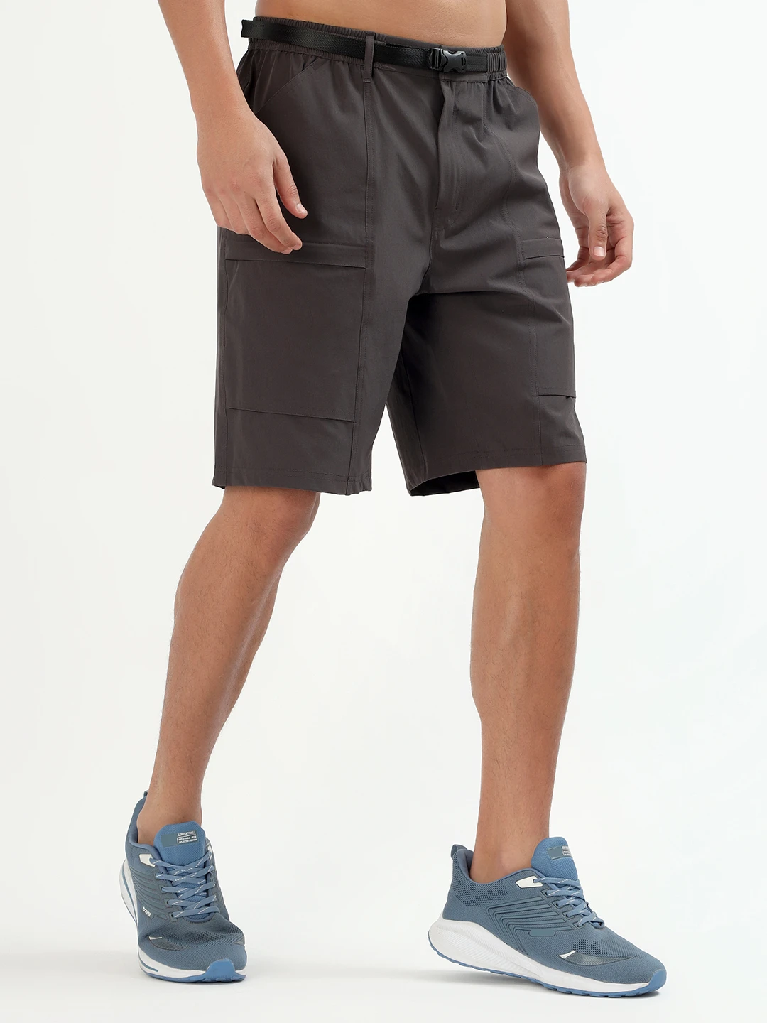 Men's Elite Performance Outdoor Utility Shorts Dark Grey by Shiv Naresh