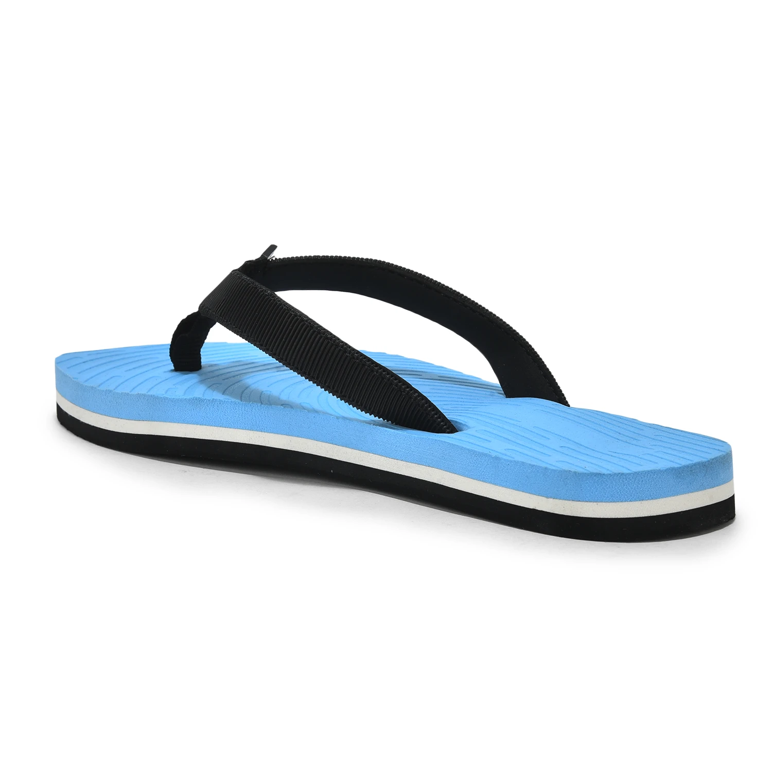 Women Sky Black Slip-On Slippers Footwear