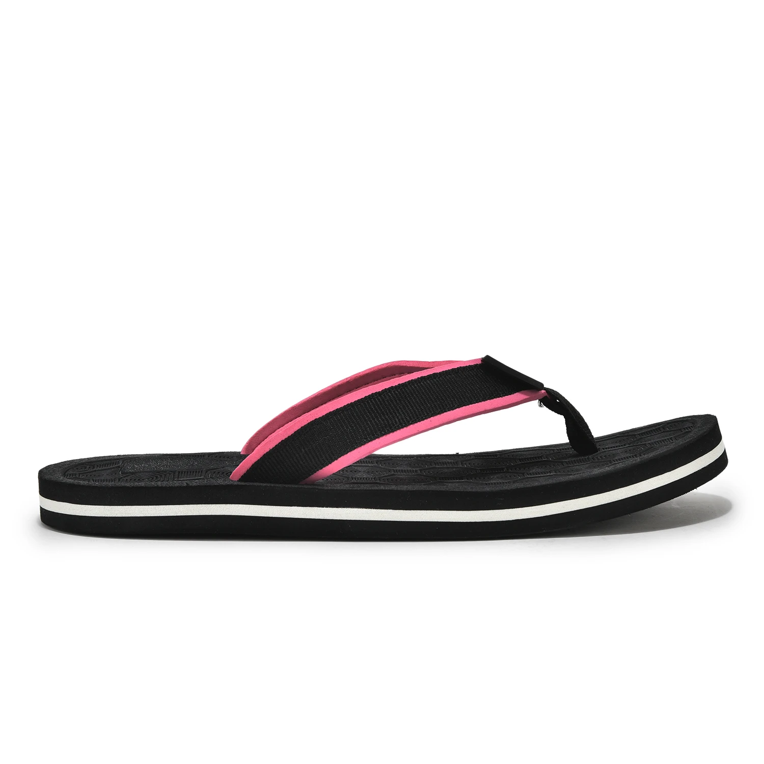Black & Pink women's slip-on slipper