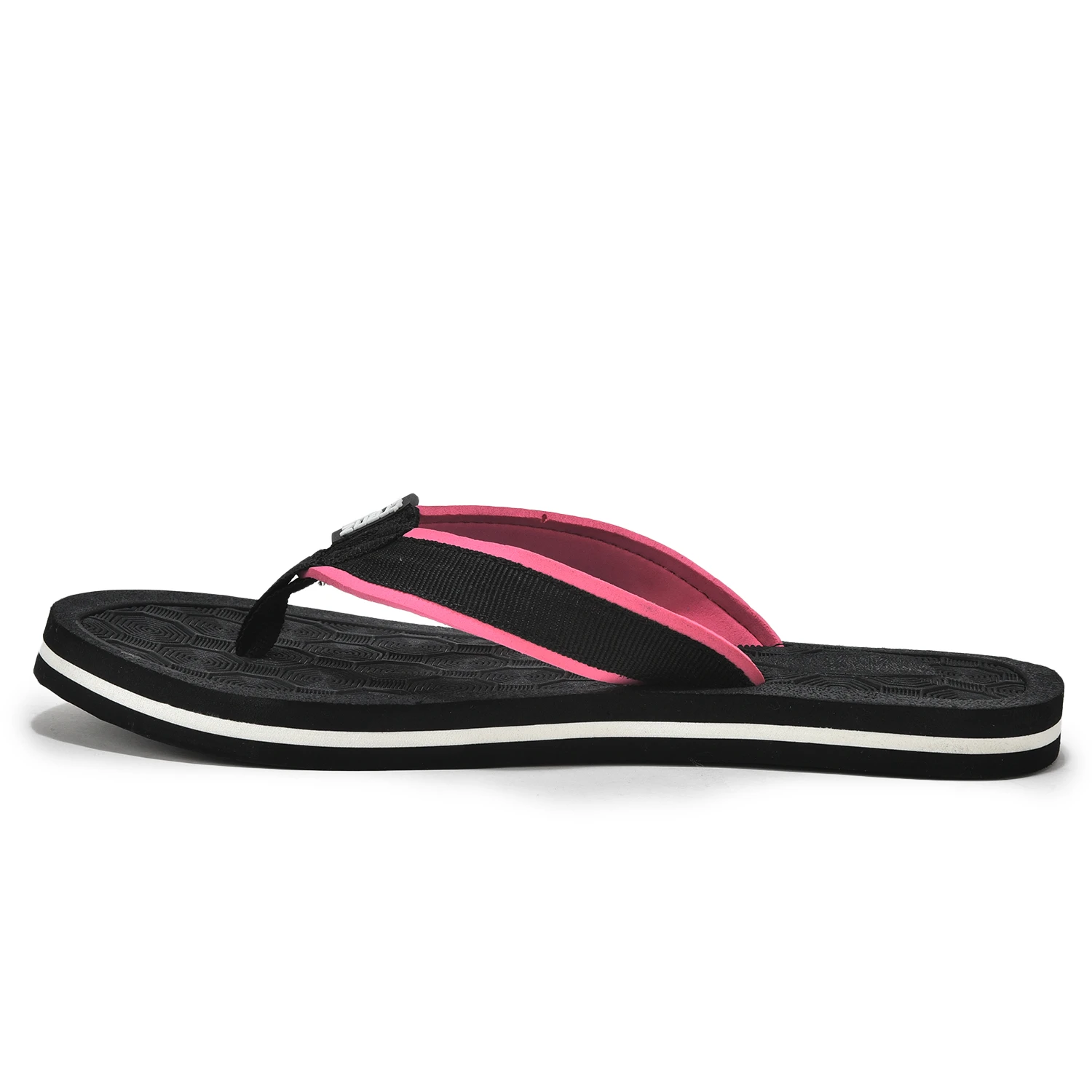 Black & Pink women's slip-on slipper