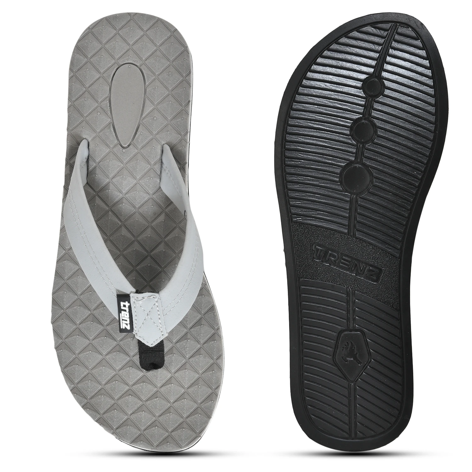 Light Grey slip-on slider Slippers for women