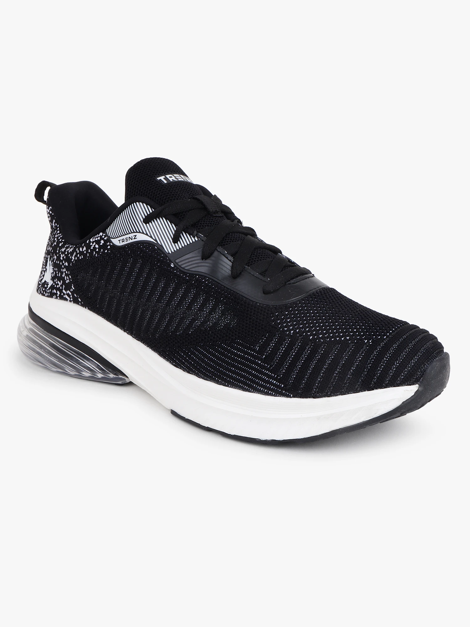 Black and White lace-up sports shoes – Shiv Naresh