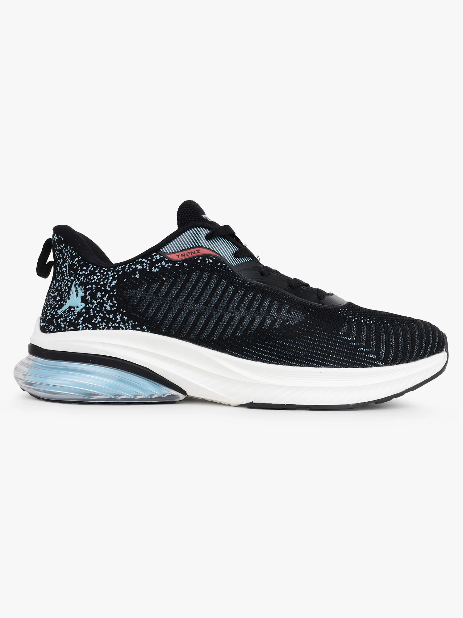 White & Sky Blue lace-up sports shoes – Shiv Naresh