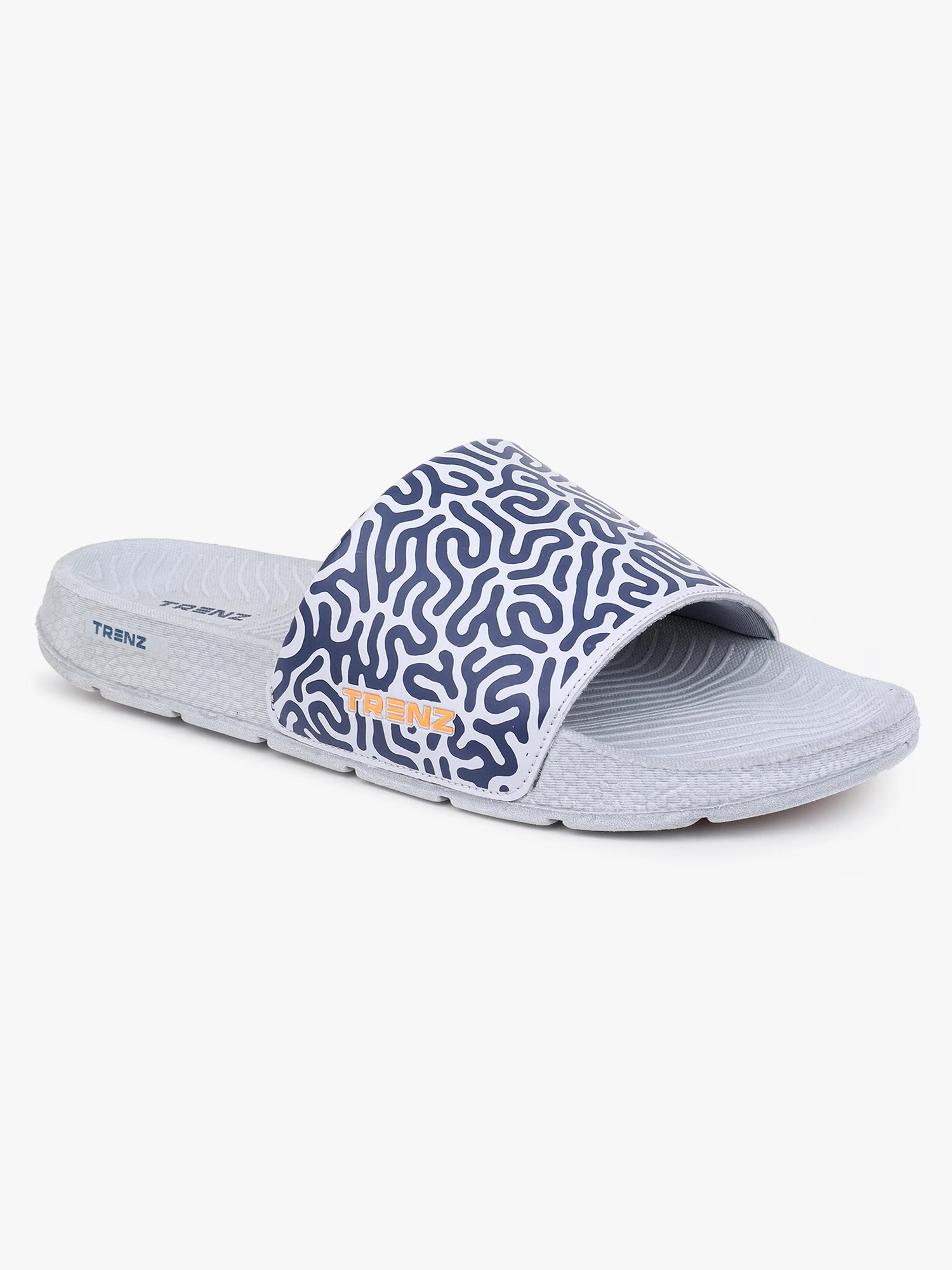 Grey slip-on slider for men