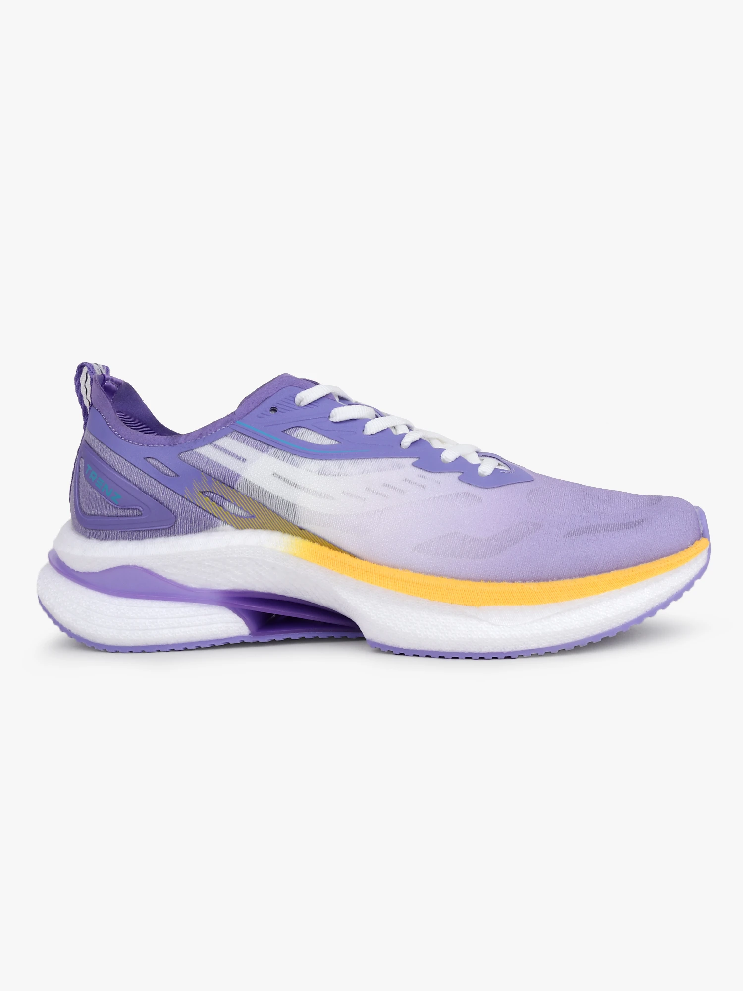 Mustard Purple Lace-Up Sports Shoes for Men