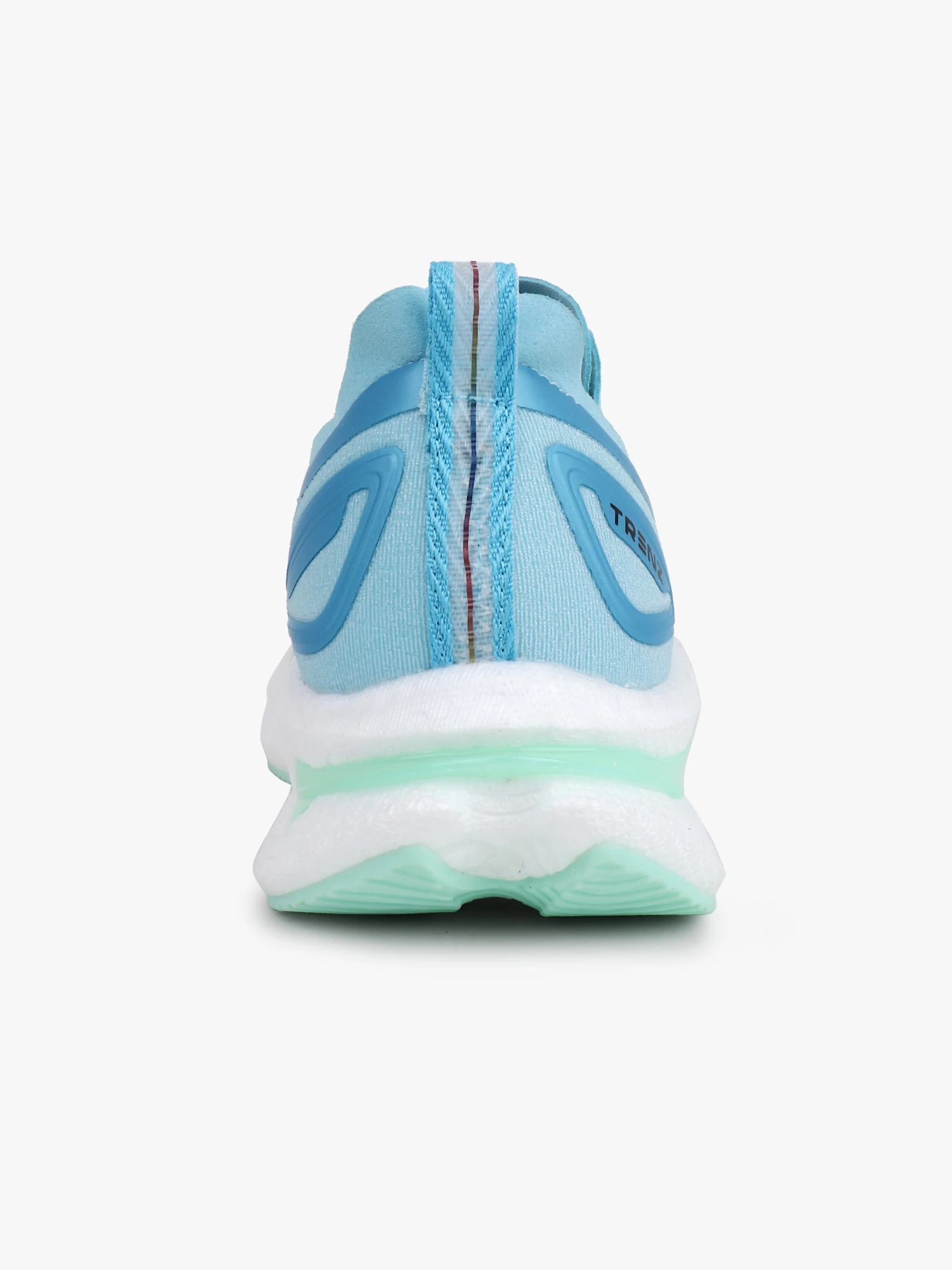 Sky Blue and Sea Green Lace-Up Sports Shoes for Men