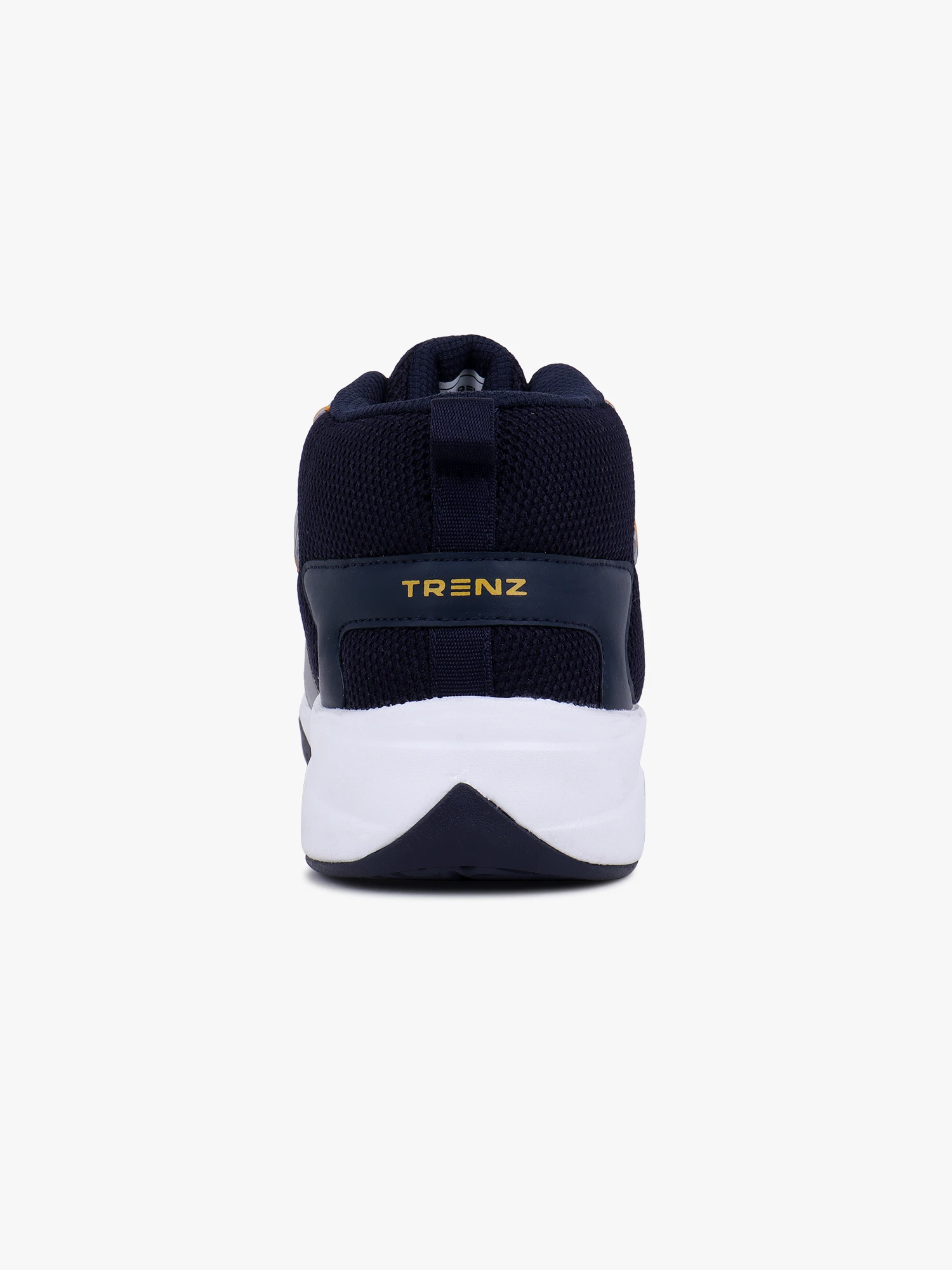 Navy Blue and yellow basketball shoes for men