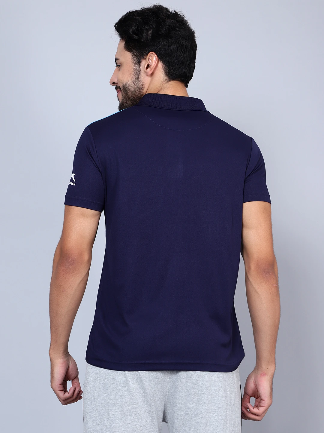 Navy blue Core Regular Fit Polo T‑Shirt for men – Shiv Naresh