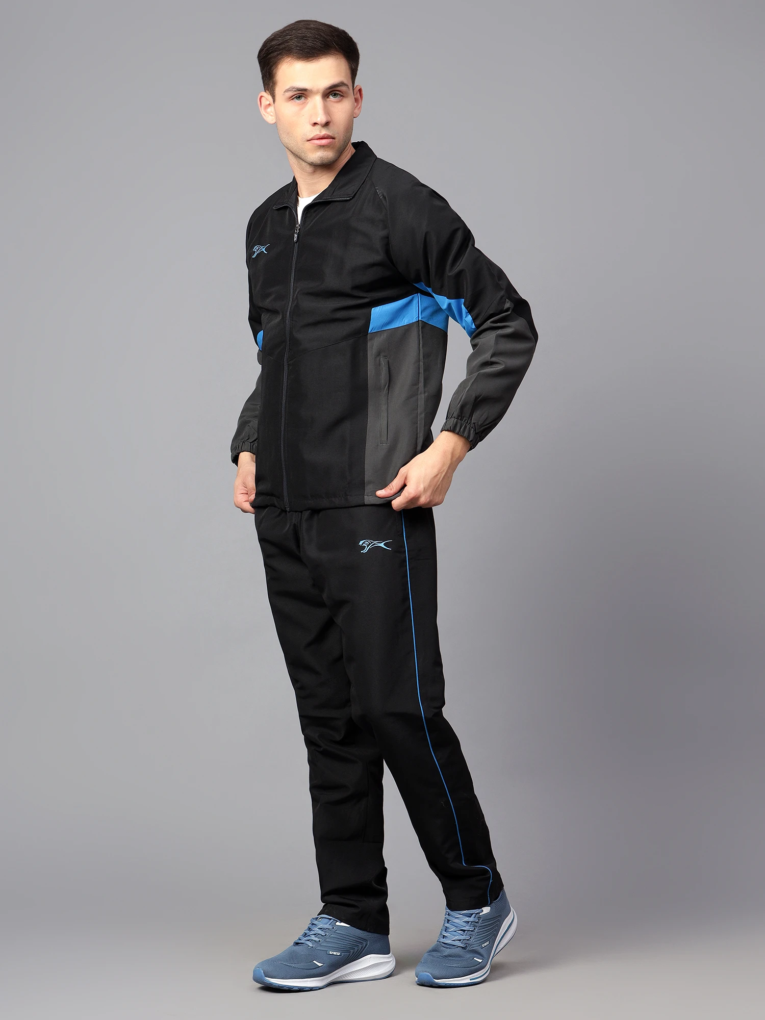 Shivnaresh Active Black Track Suit for men