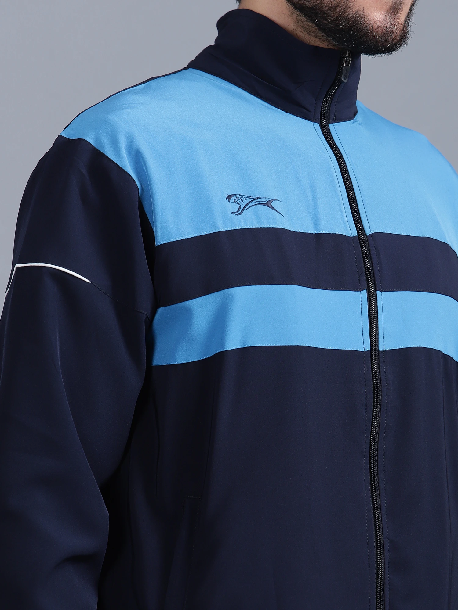 Shivnaresh Running Navy Blue Track Suit for men