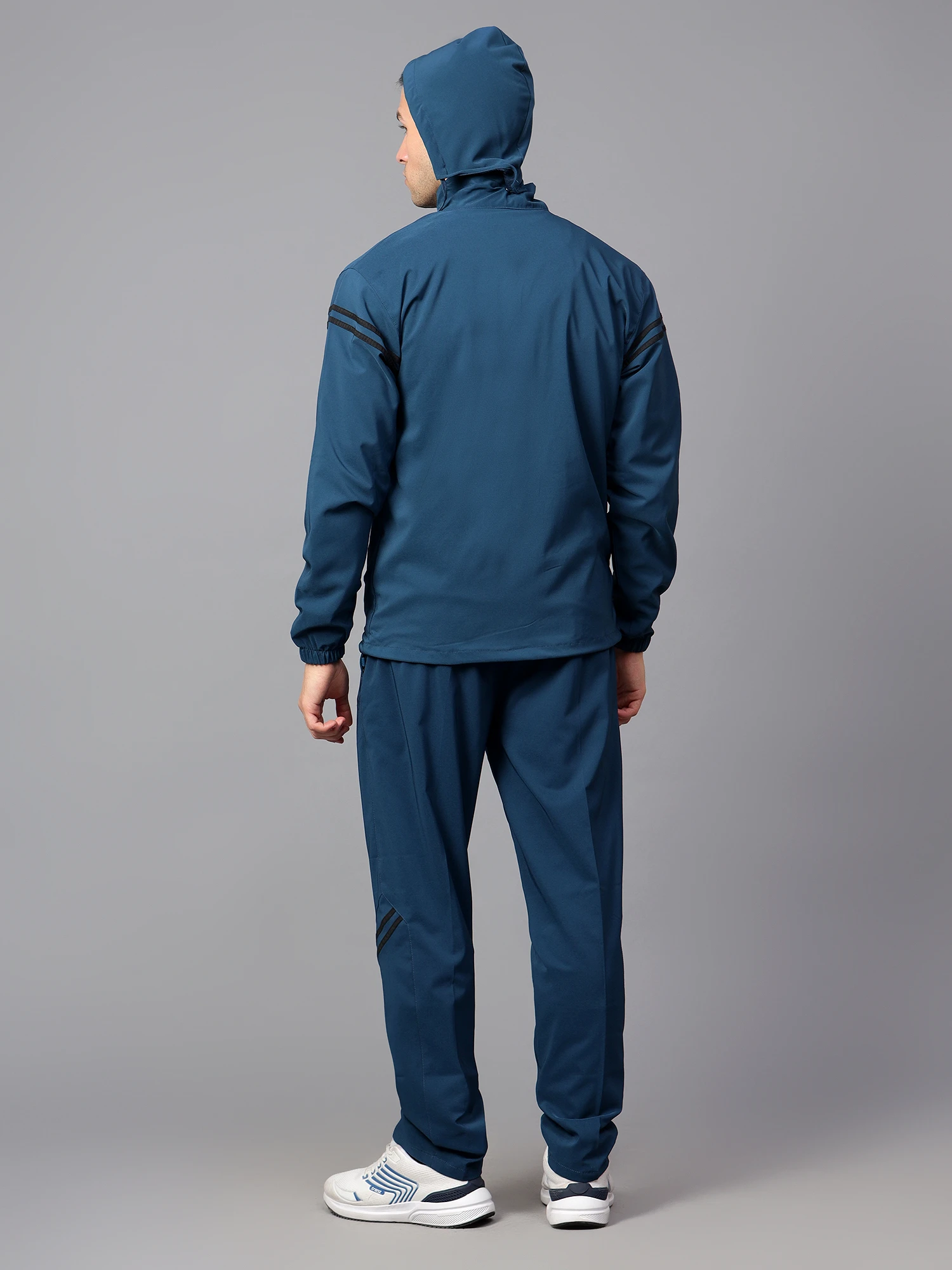 Buy Men's sports tracksuit in airforce blue online - Shivnaresh
