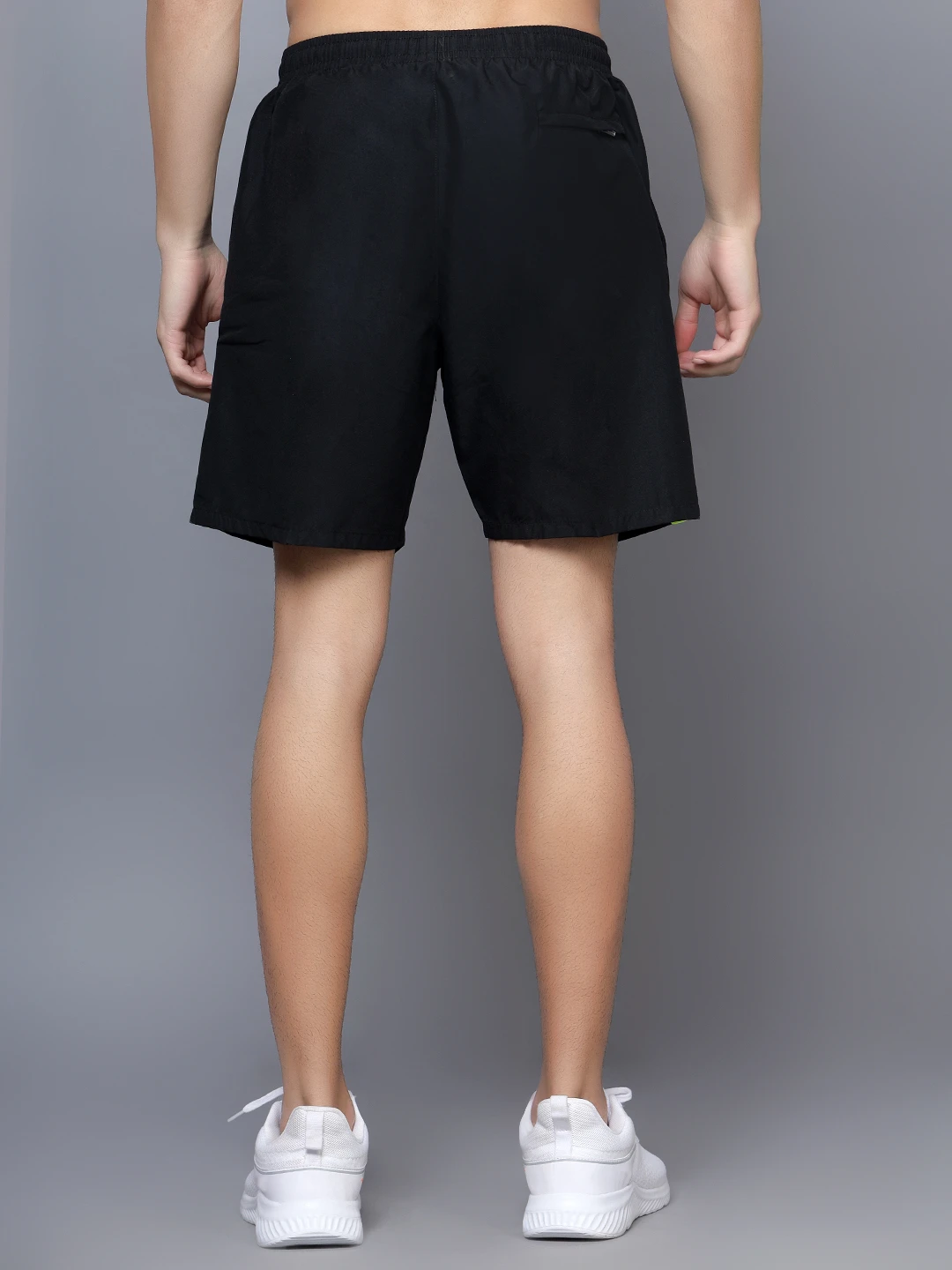 Black F.Scent Shiv Naresh Running Shorts for men