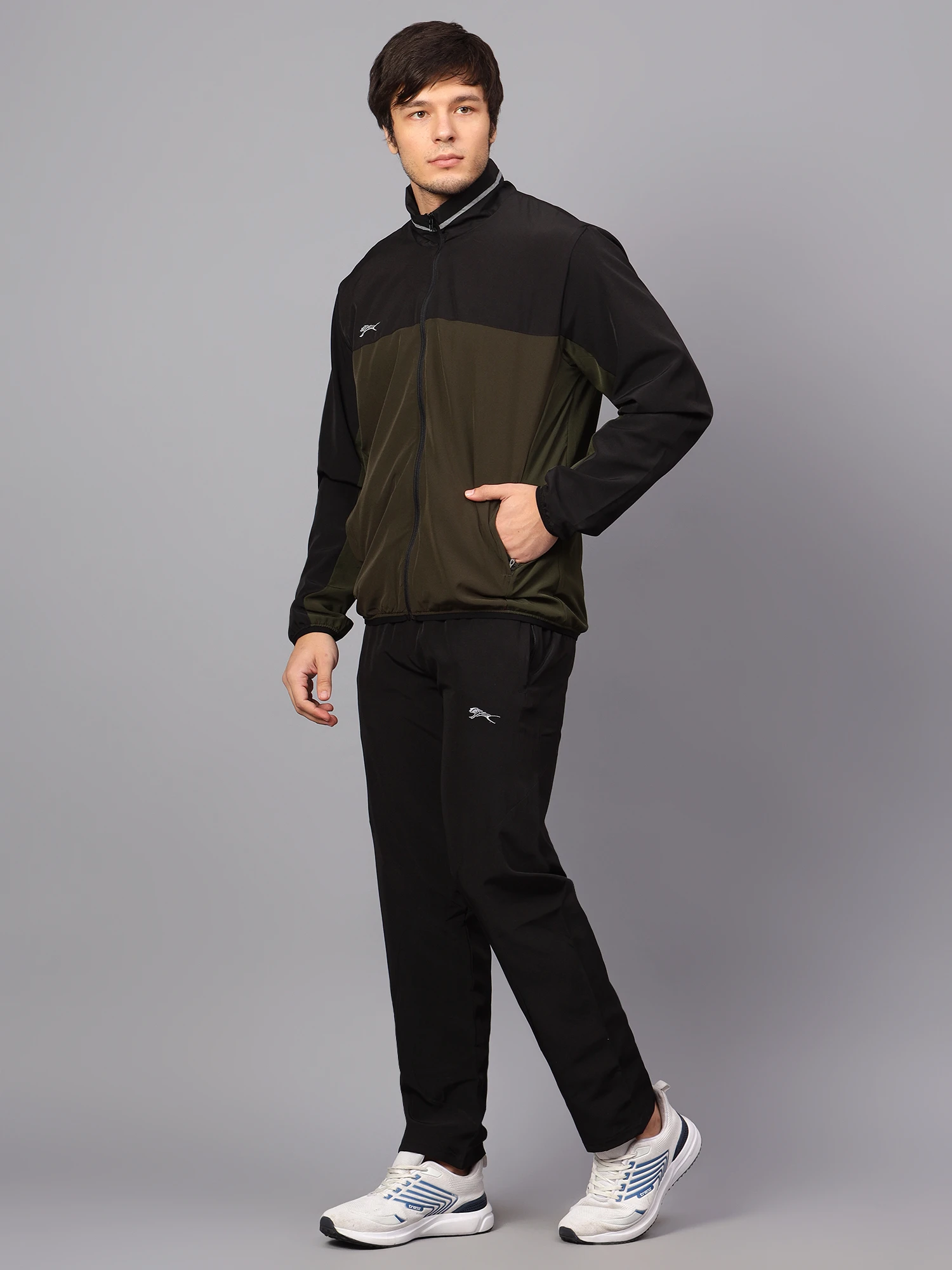 Olive Green Men’s Tracksuit Shiv Naresh