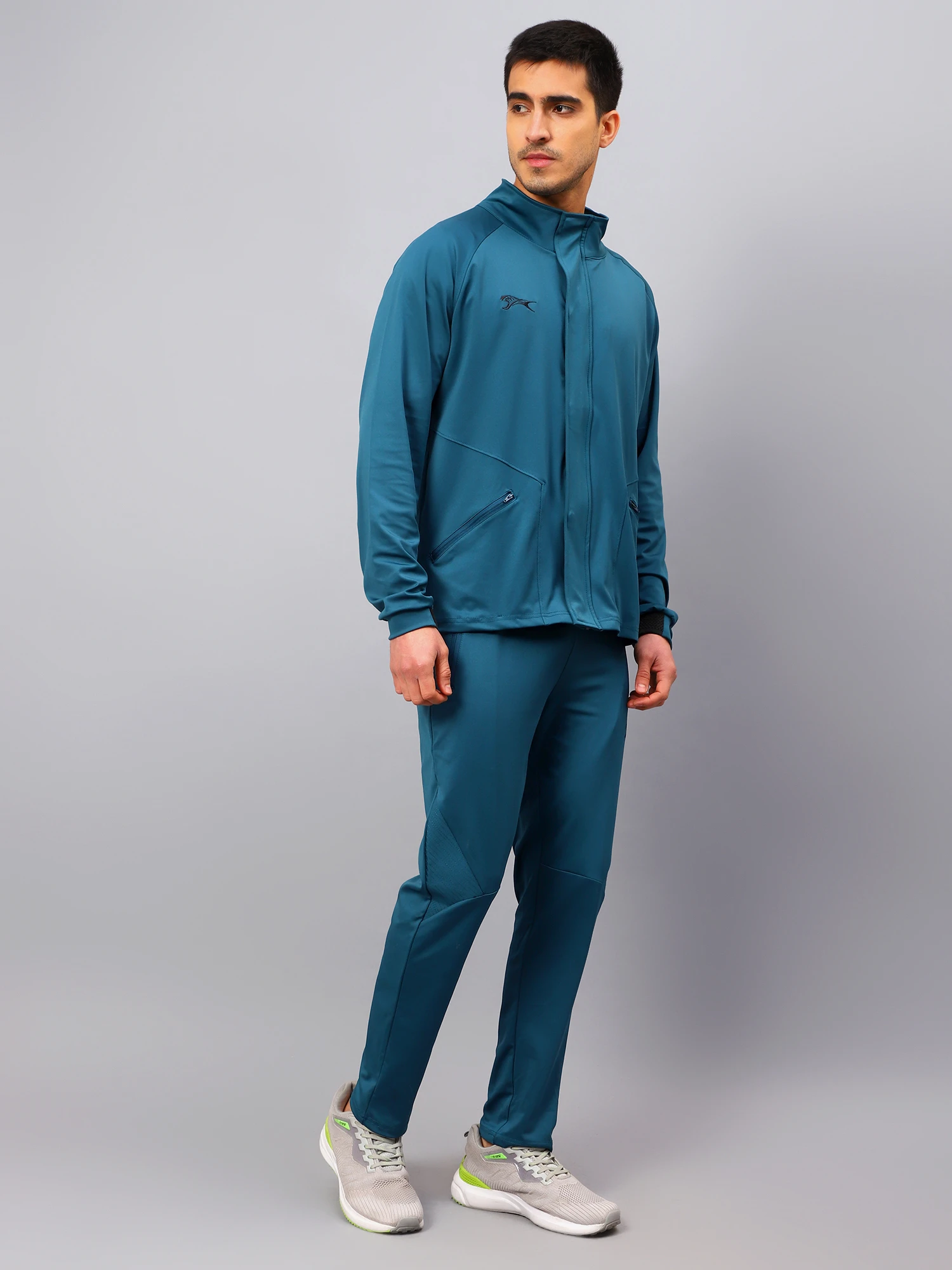 Men's Airforce Blue Tracksuit by Shiv Naresh