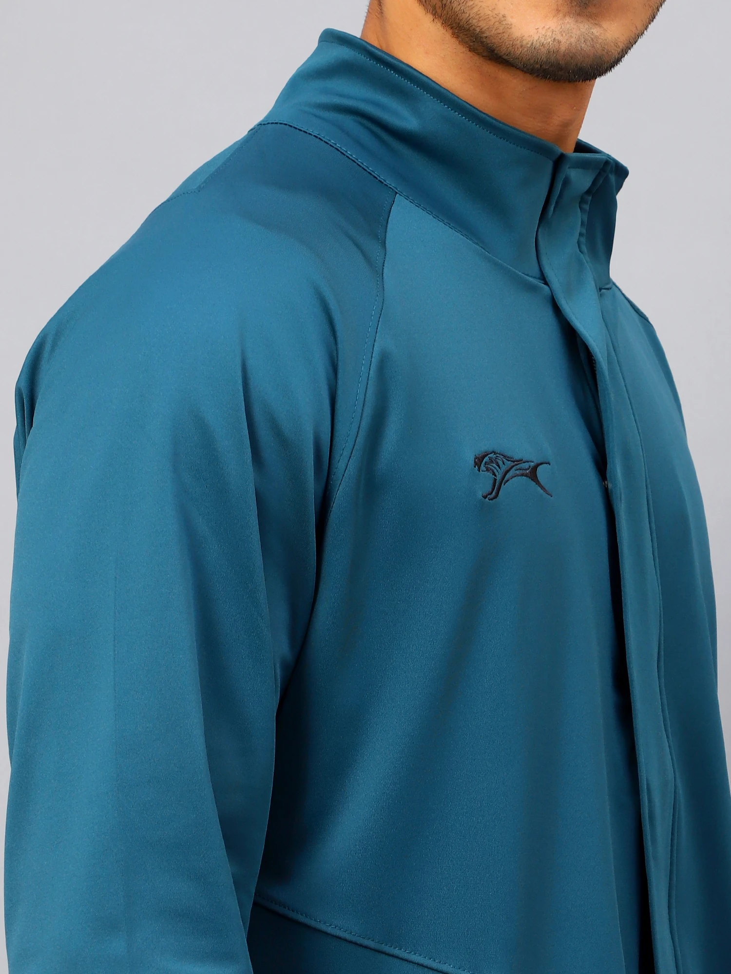 Men's Airforce Blue Tracksuit by Shiv Naresh