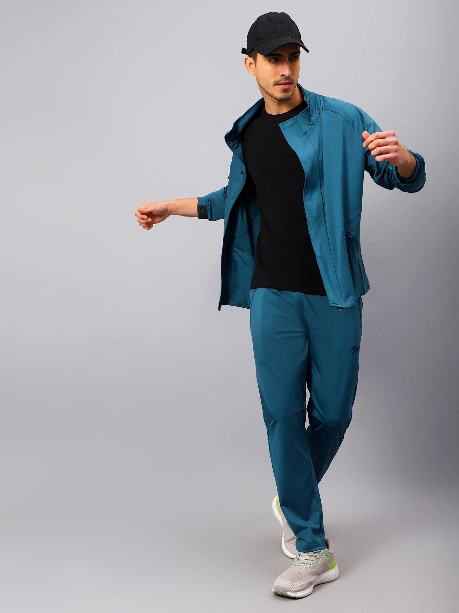 Men's Airforce Blue Tracksuit by Shiv Naresh