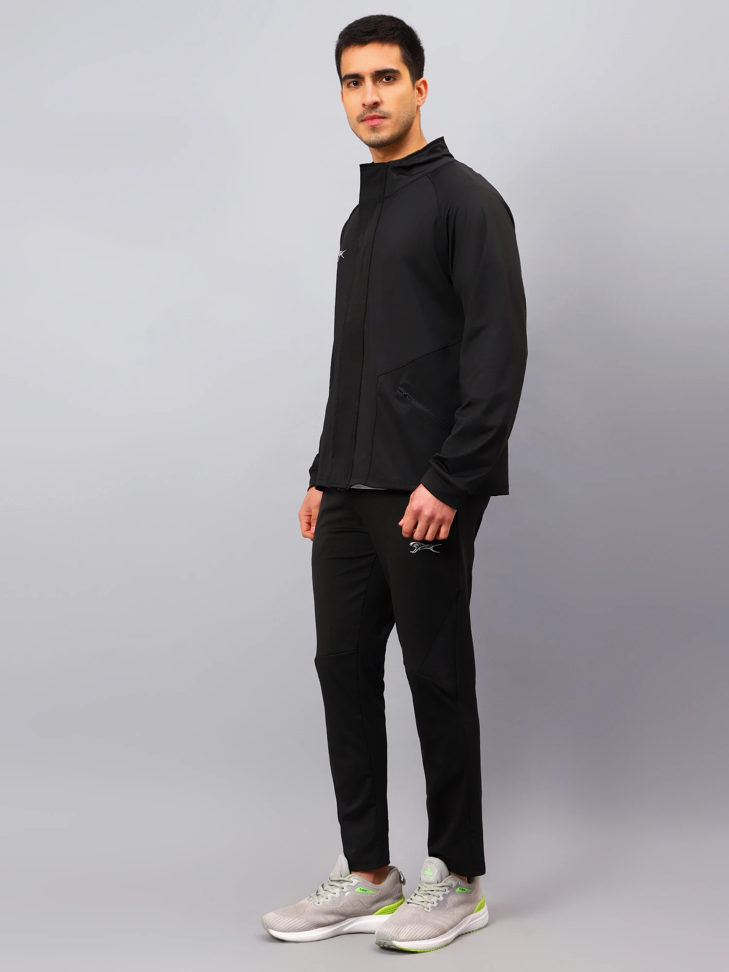 Men's Black Tracksuit by Shiv Naresh