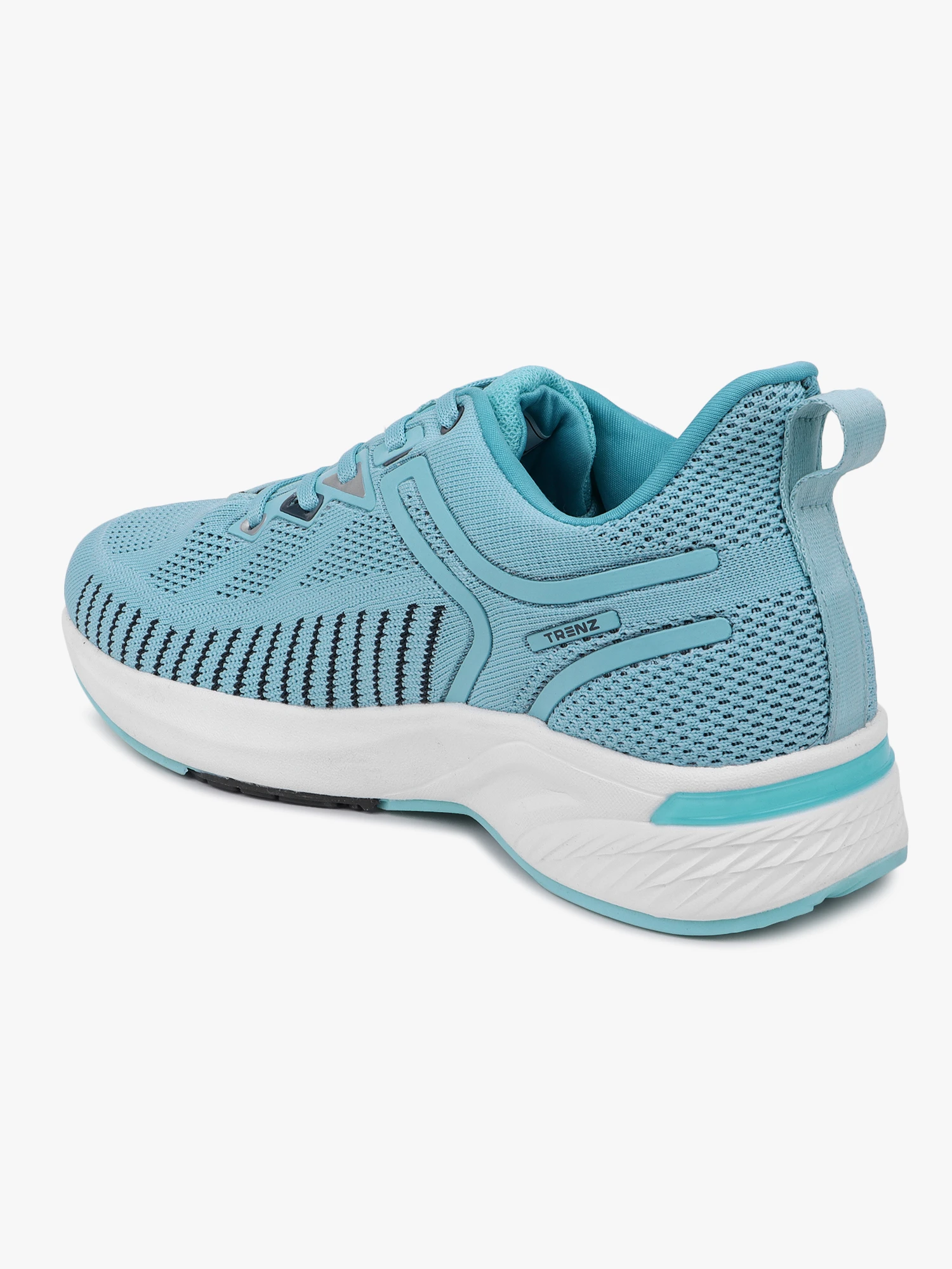 Women's Lace-Up Sports Shoes in Sea Green Shiv Naresh