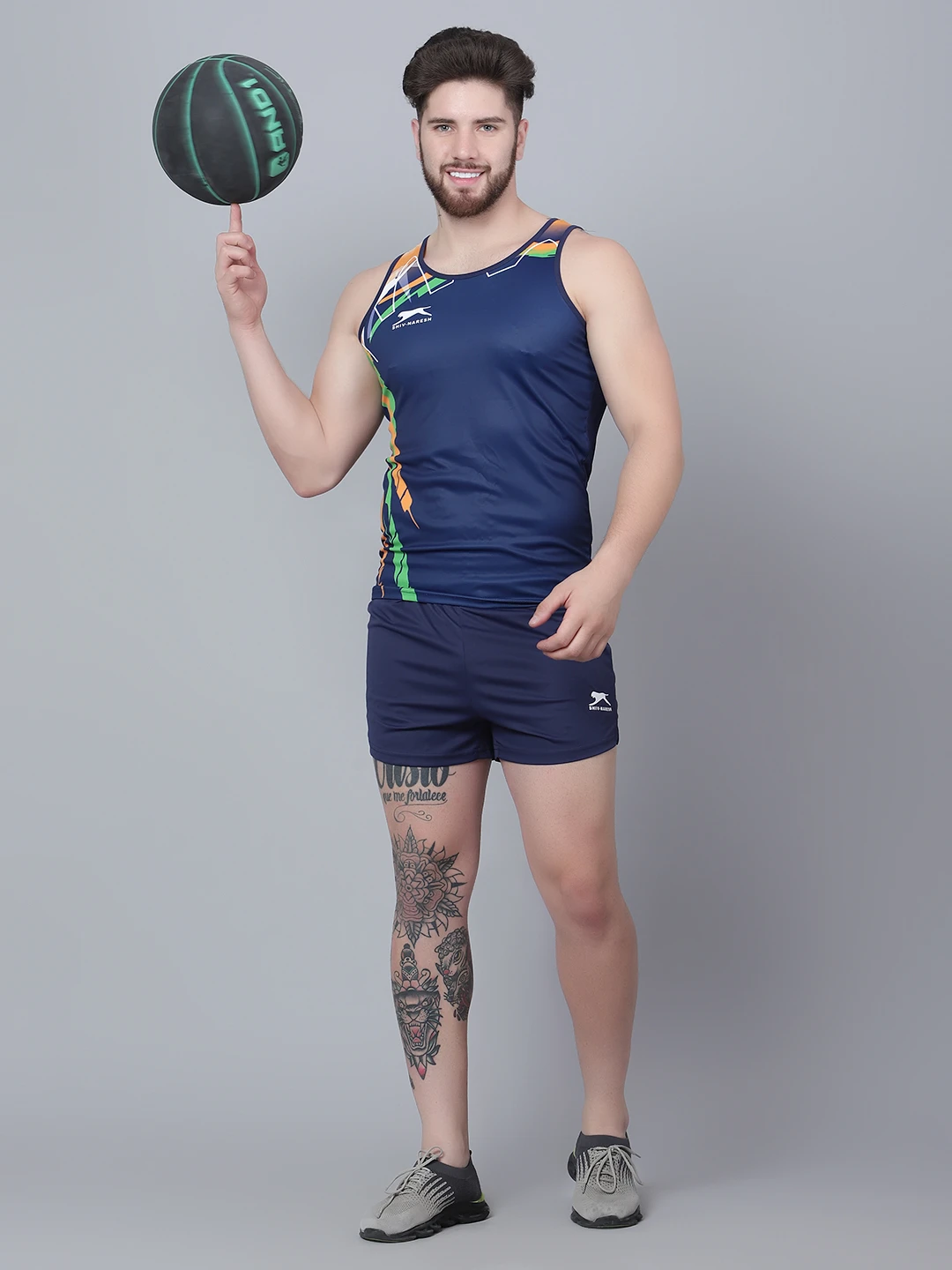 Navy Blue Game Athletic Set for men in India