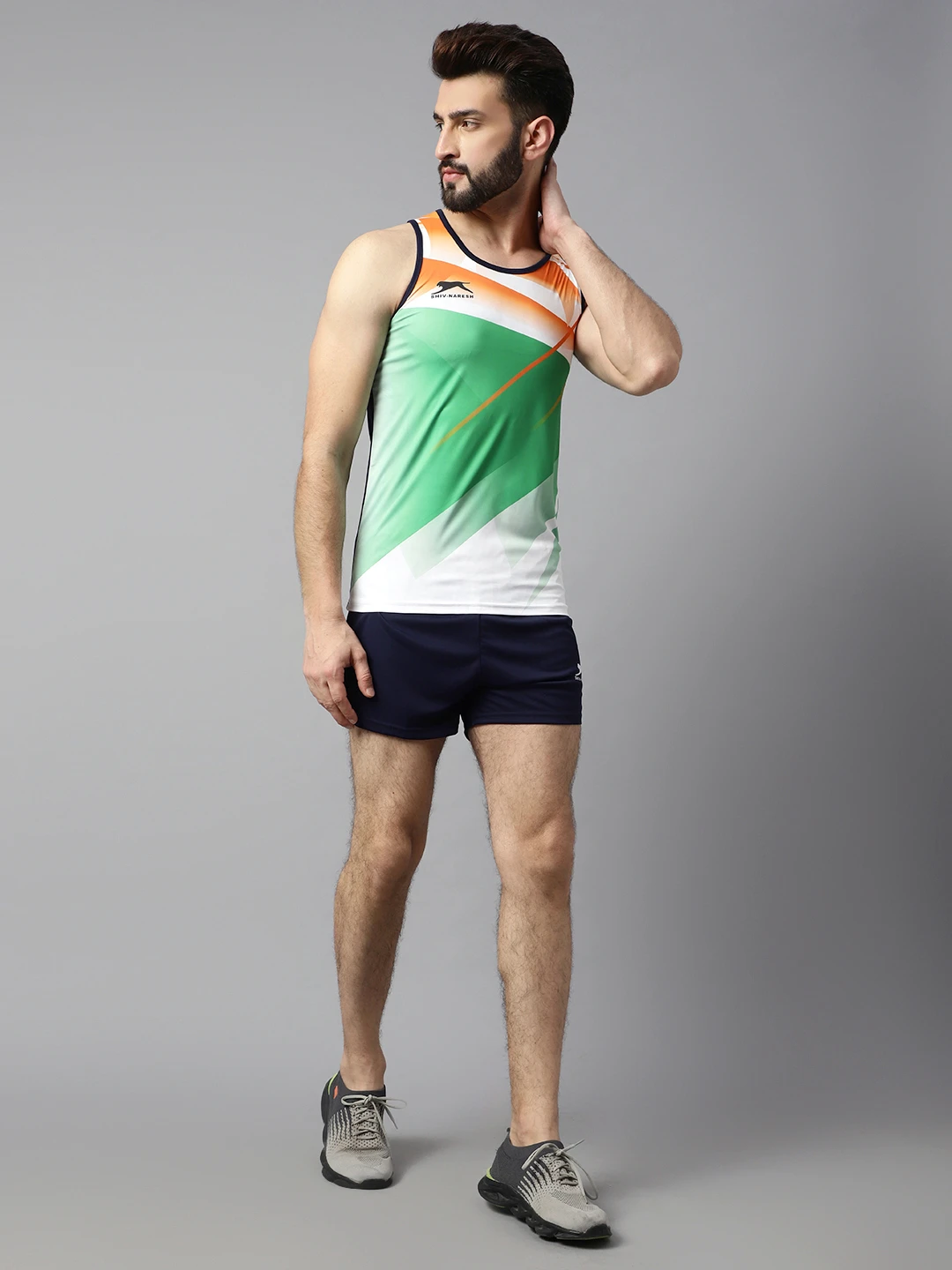 Navy Royal game athletic set for men