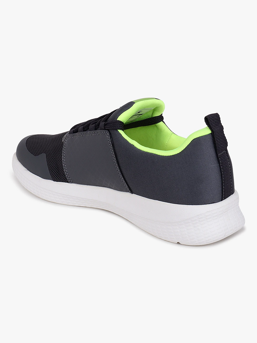 Grey Neon Green Women’s Lace-Up Sports Shoes Shiv Naresh