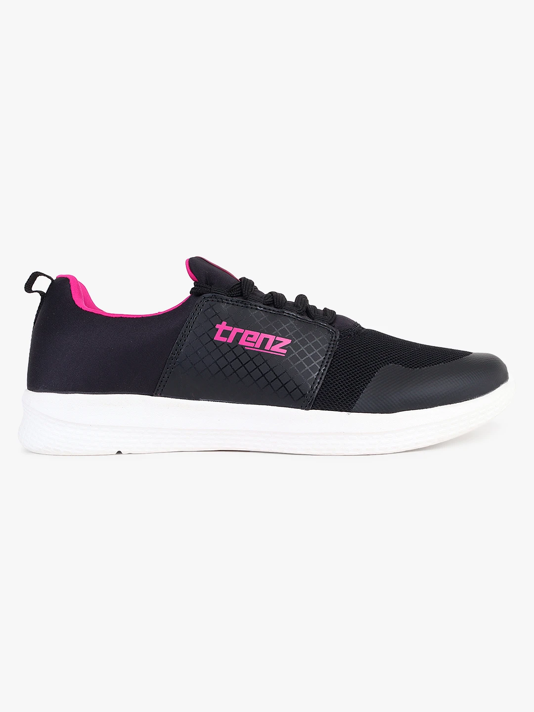 Black Pink Women’s Lace-Up Sports Shoes Shiv Naresh