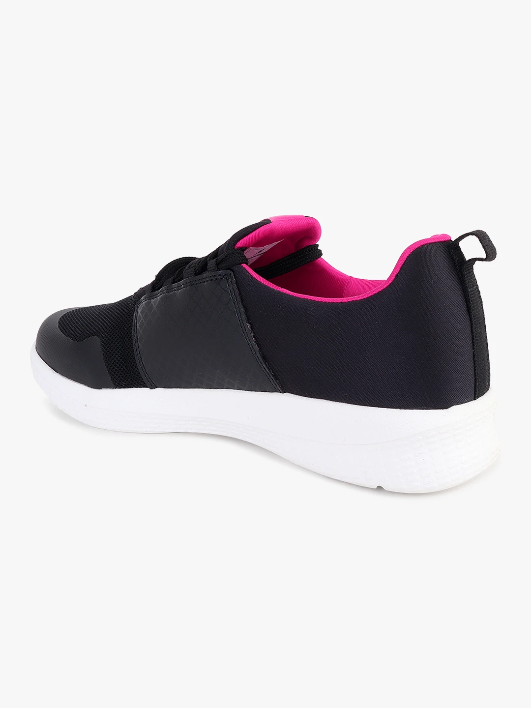 Black Pink Women’s Lace-Up Sports Shoes Shiv Naresh