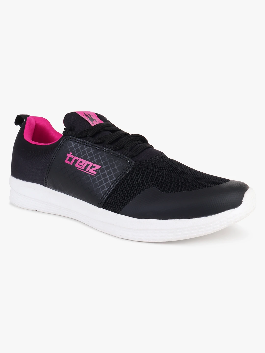 Black Pink Women’s Lace-Up Sports Shoes Shiv Naresh