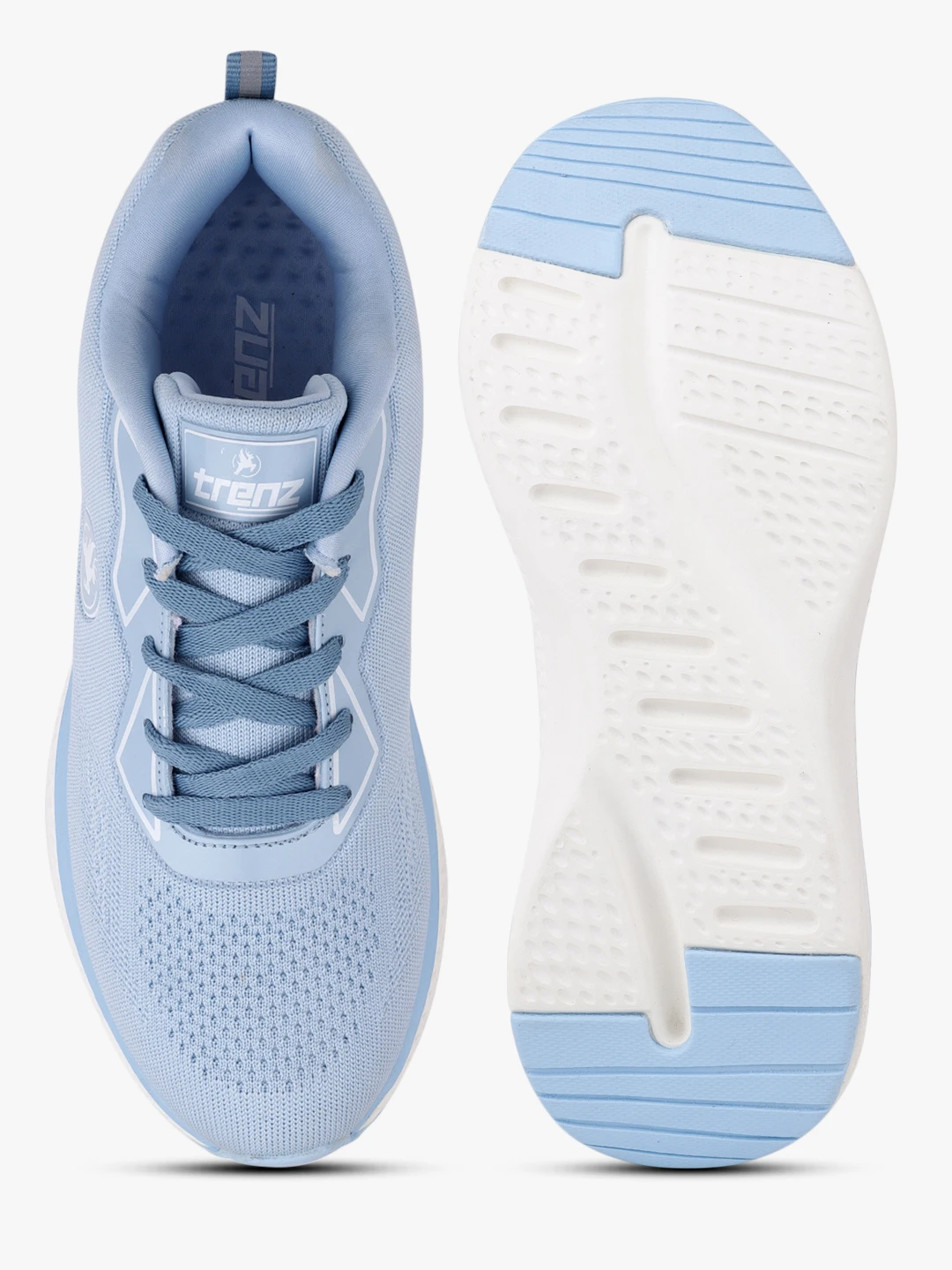 Sky Blue Women’s Lace-Up Sports Shoes for women by Shiv Naresh