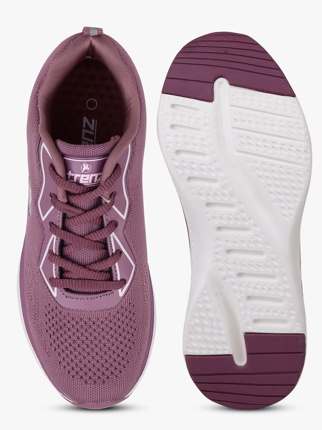Onion Pink Women’s Lace-Up Sports Shoes for women by Shiv Naresh