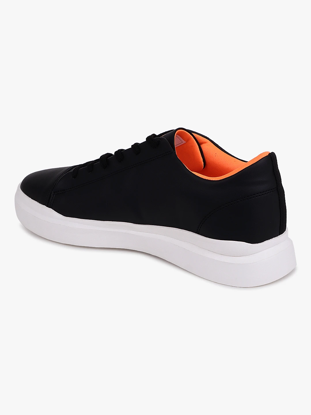 Men’s Black Lace-Up Sports Shoes