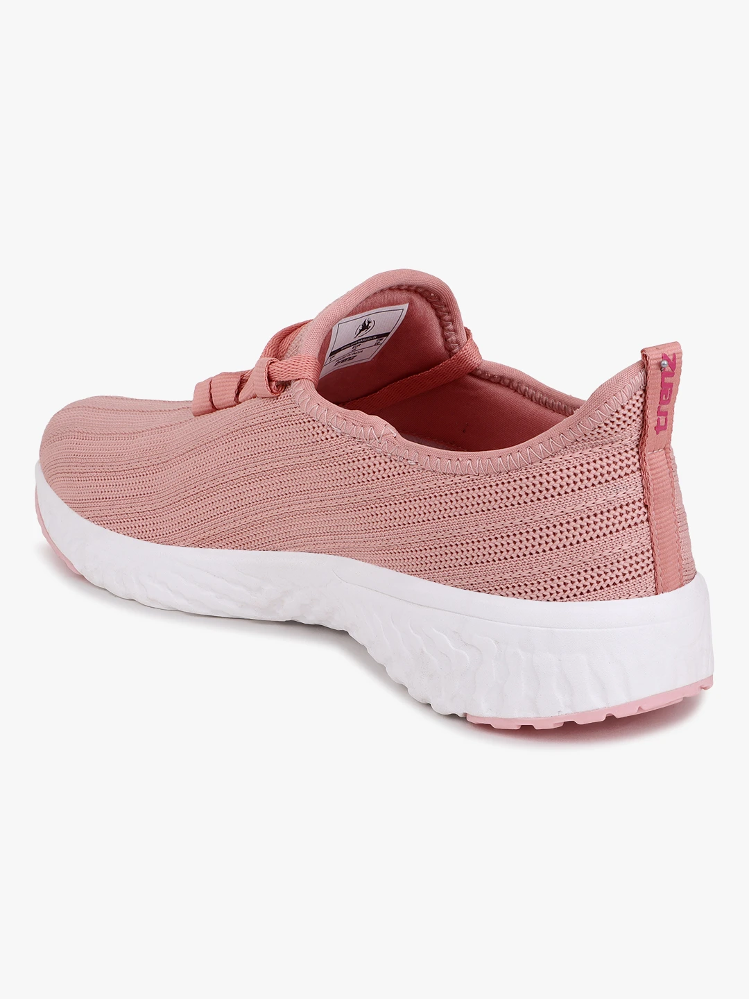 Women’s baby pink lace-up shoes by Shiv Naresh