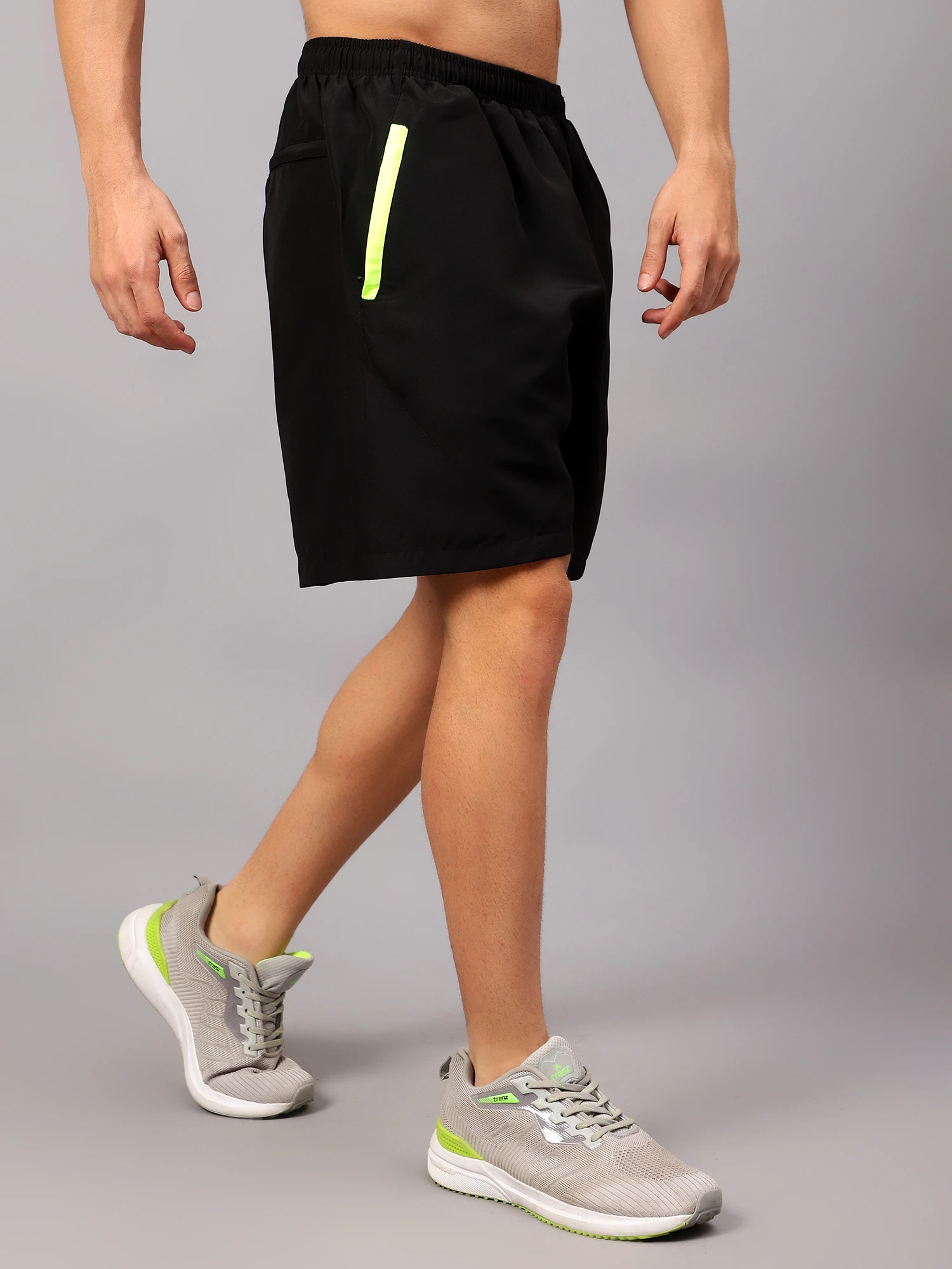 Black/F.Scent Shiv Naresh Smart Sports Shorts for men