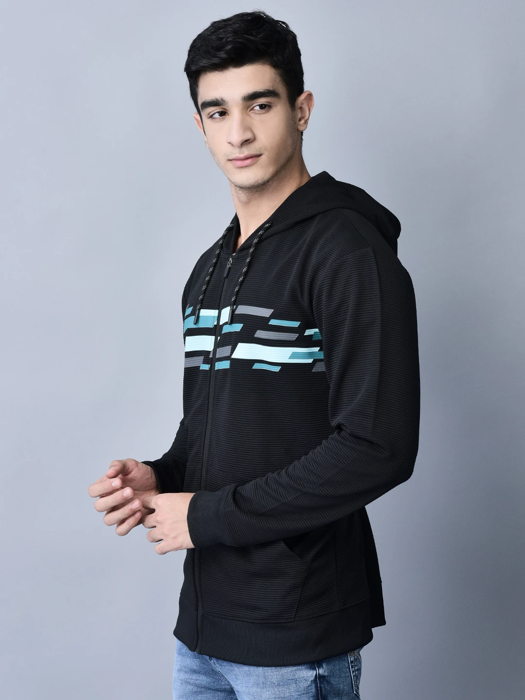 Men’s black sweatshirt by Shiv Naresh