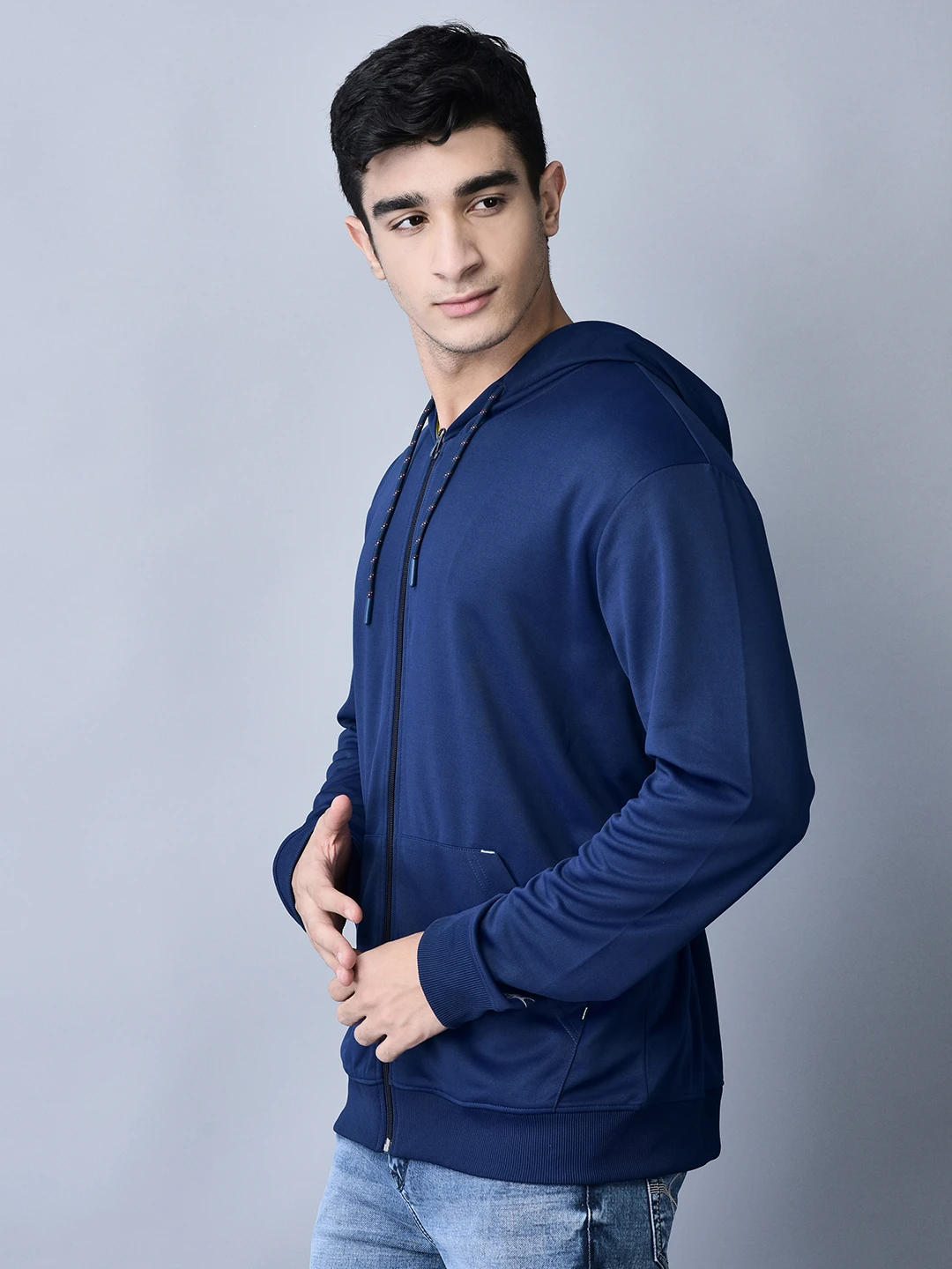 Stylish Winterwear Navy Sweatshirt for men by Shiv Naresh