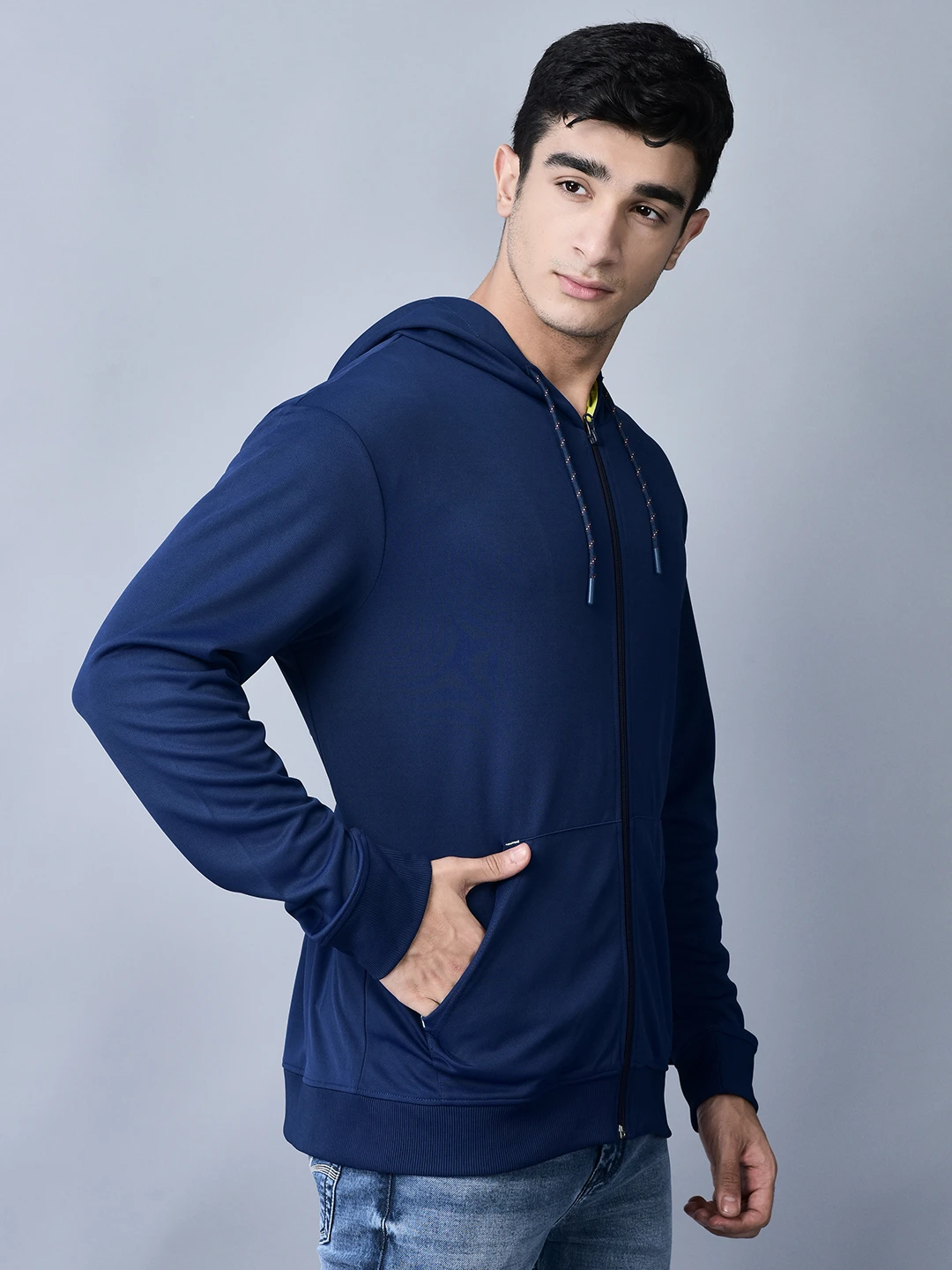 Stylish Winterwear Navy Sweatshirt for men by Shiv Naresh