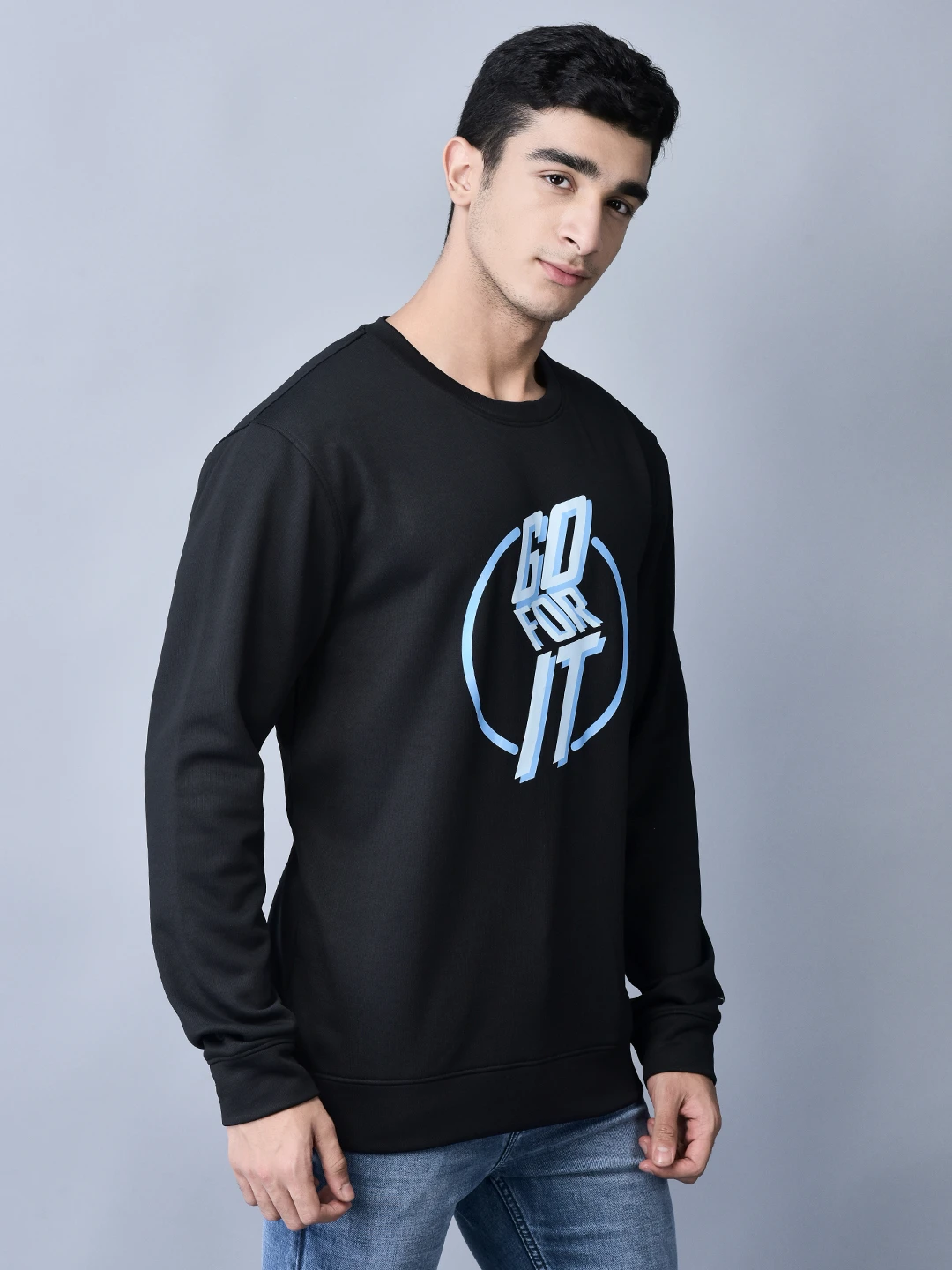 Winter Sportswear Black Sweatshirt for Men – Shiv Naresh