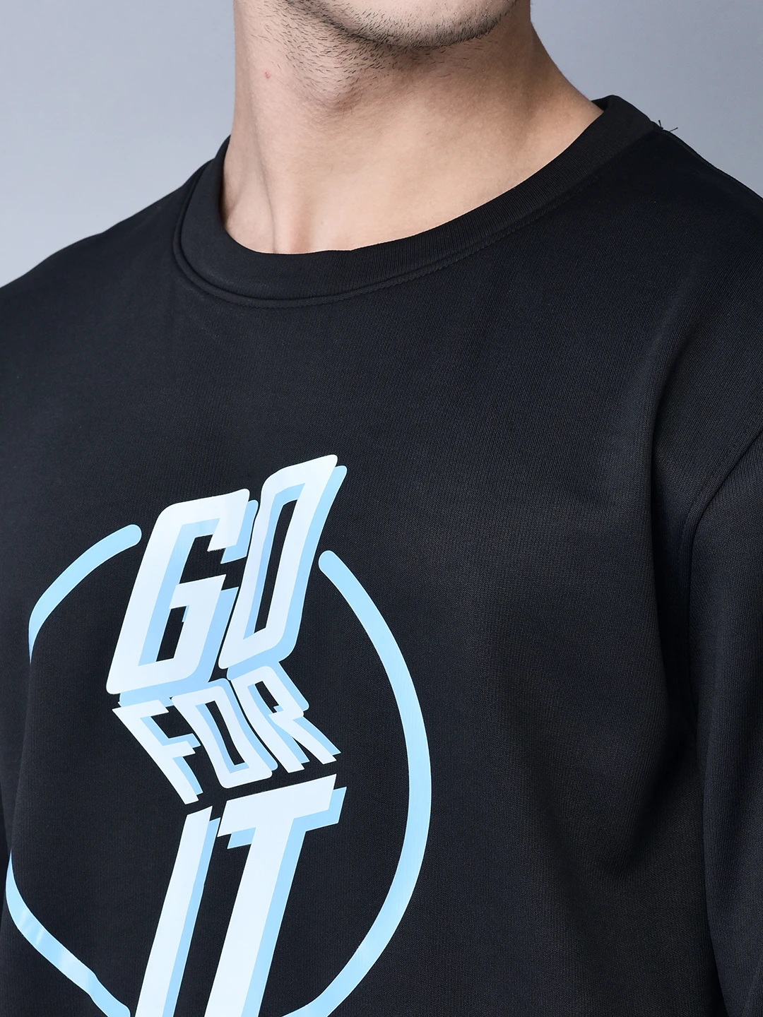 Winter Sportswear Black Sweatshirt for Men – Shiv Naresh