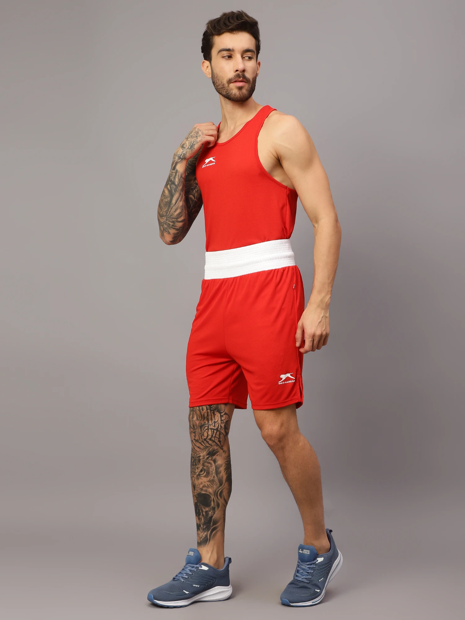 Red Warrior Spirit boxing set for men