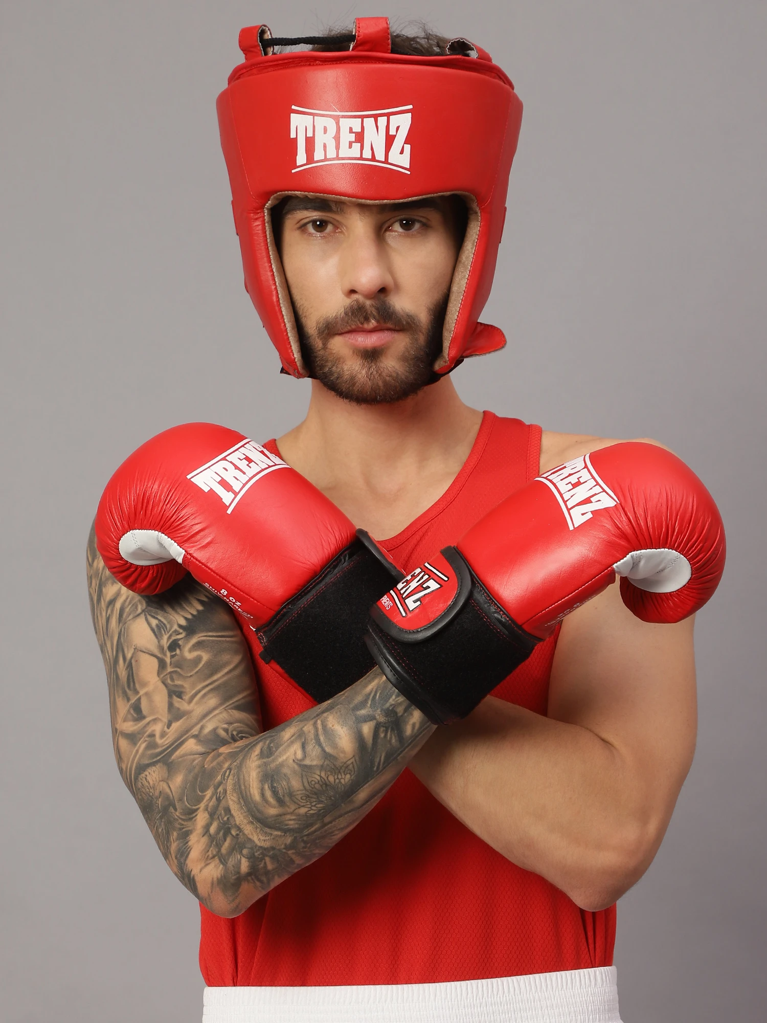 Red Warrior Spirit boxing set for men