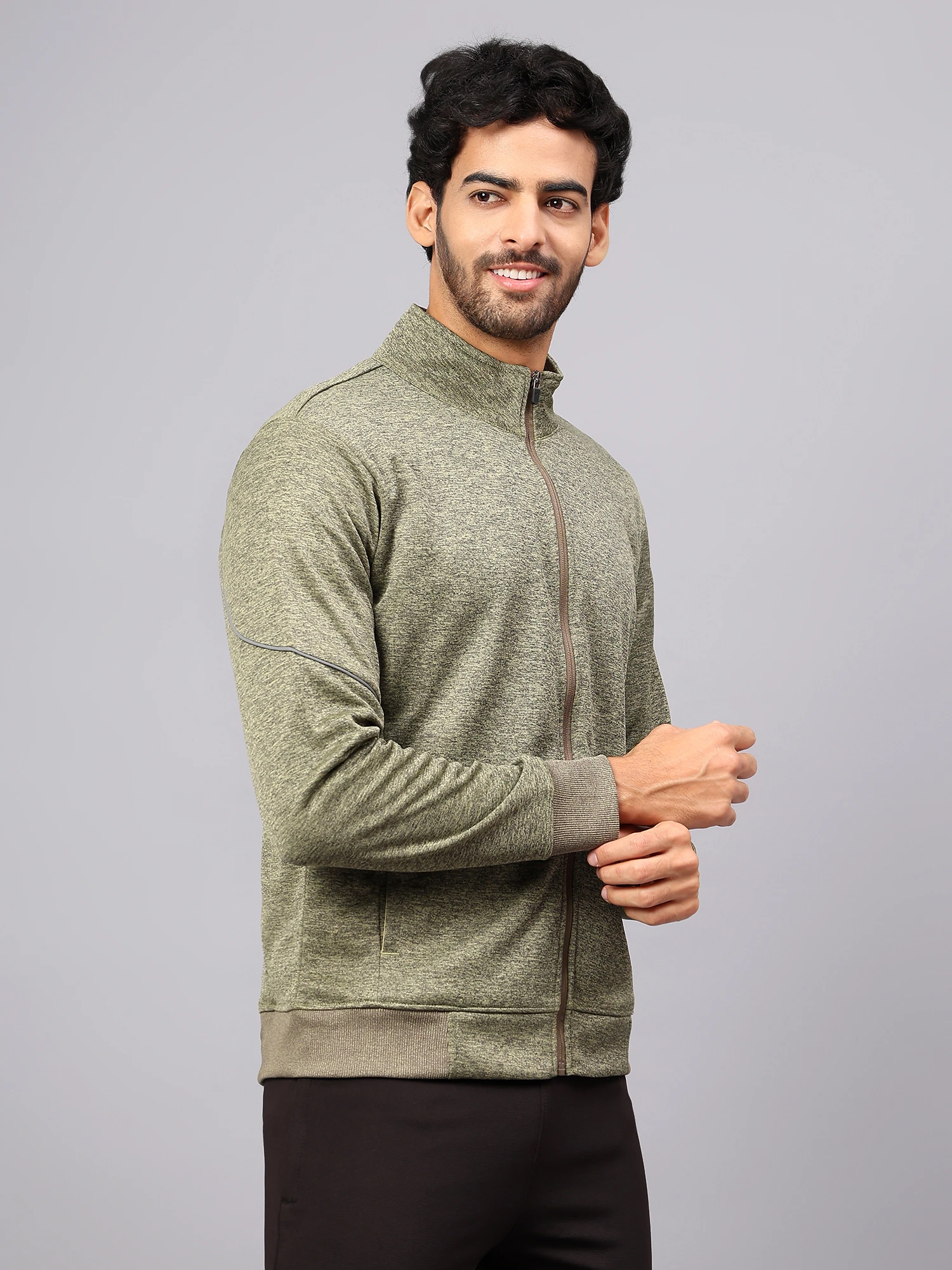 Sage Green Jacket for Men - Shiv Naresh