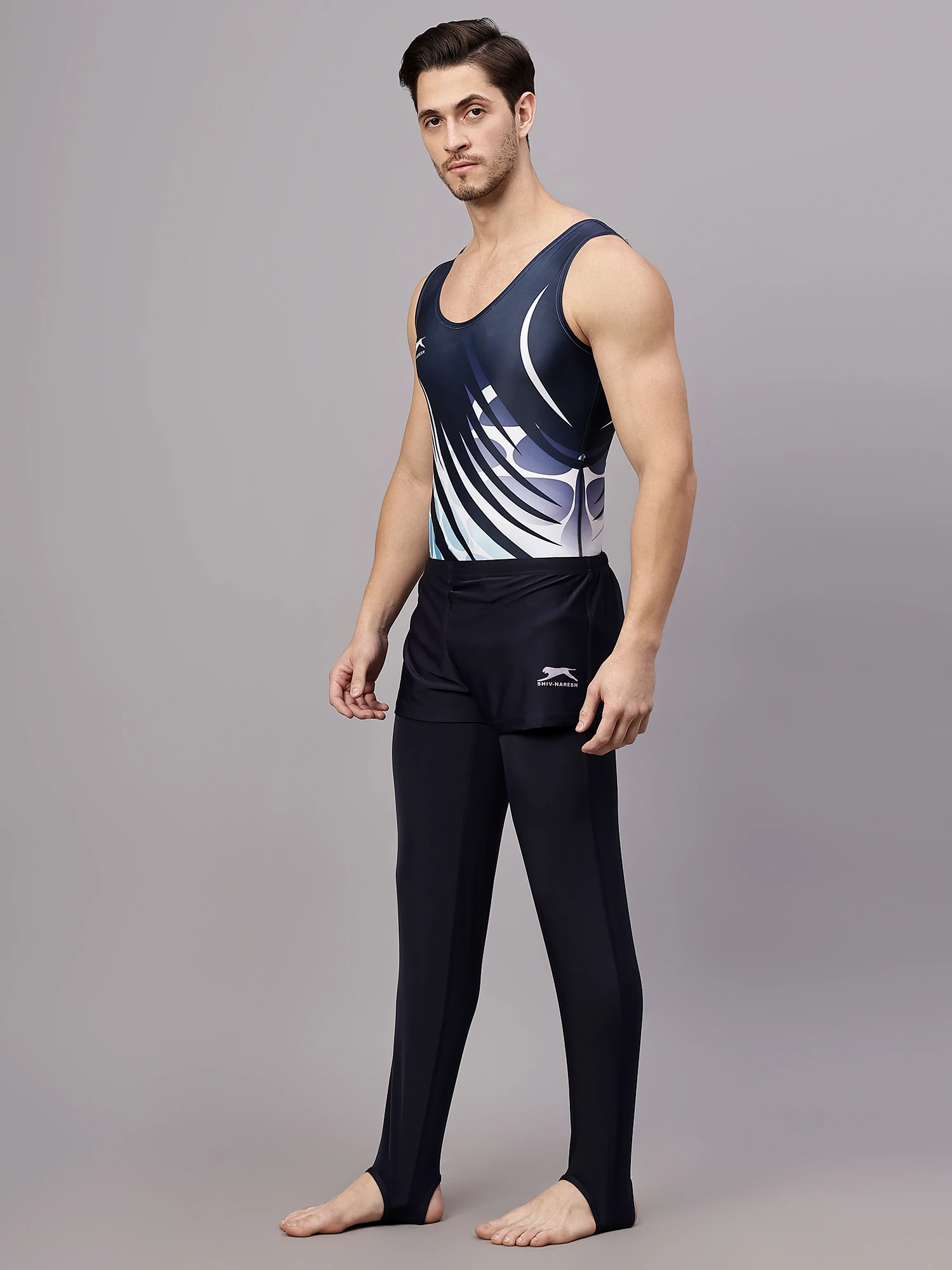 Shiv Naresh Pro Flex Gymnastics Set Navy Blue for men