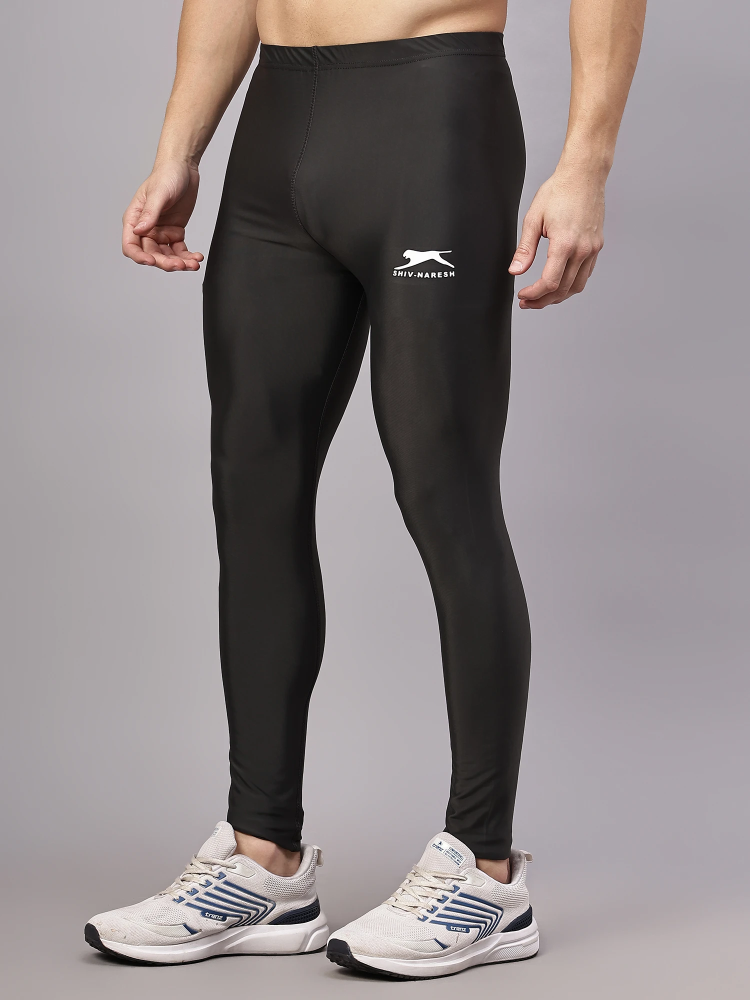 Dark grey full power flex tighty for men