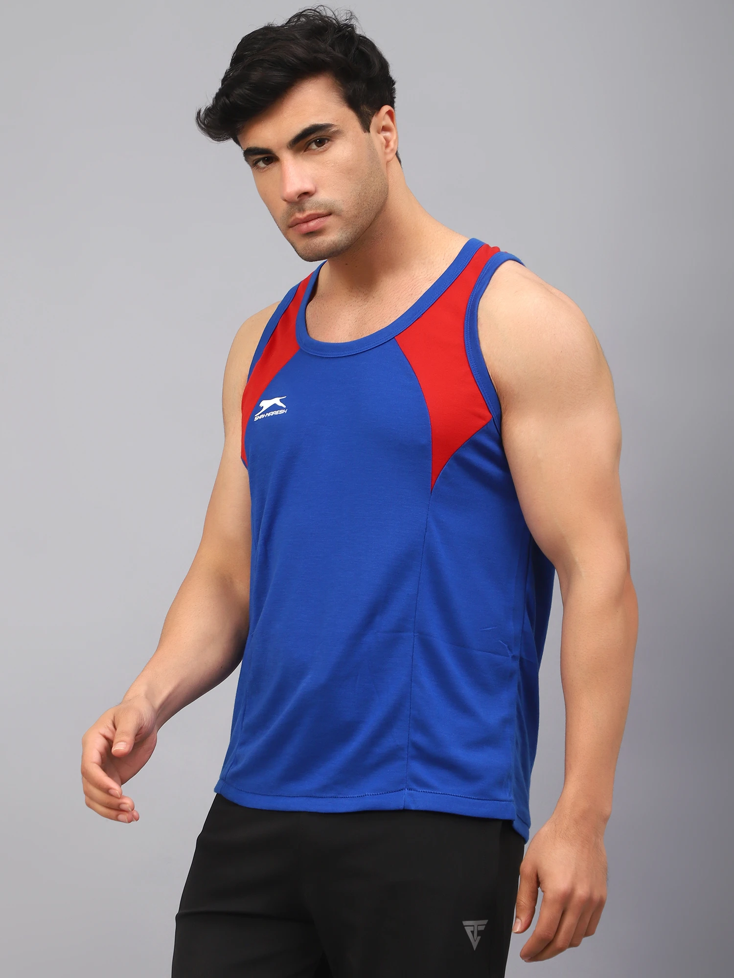 Royal blue Red Gym Vest for Men | Shivnaresh