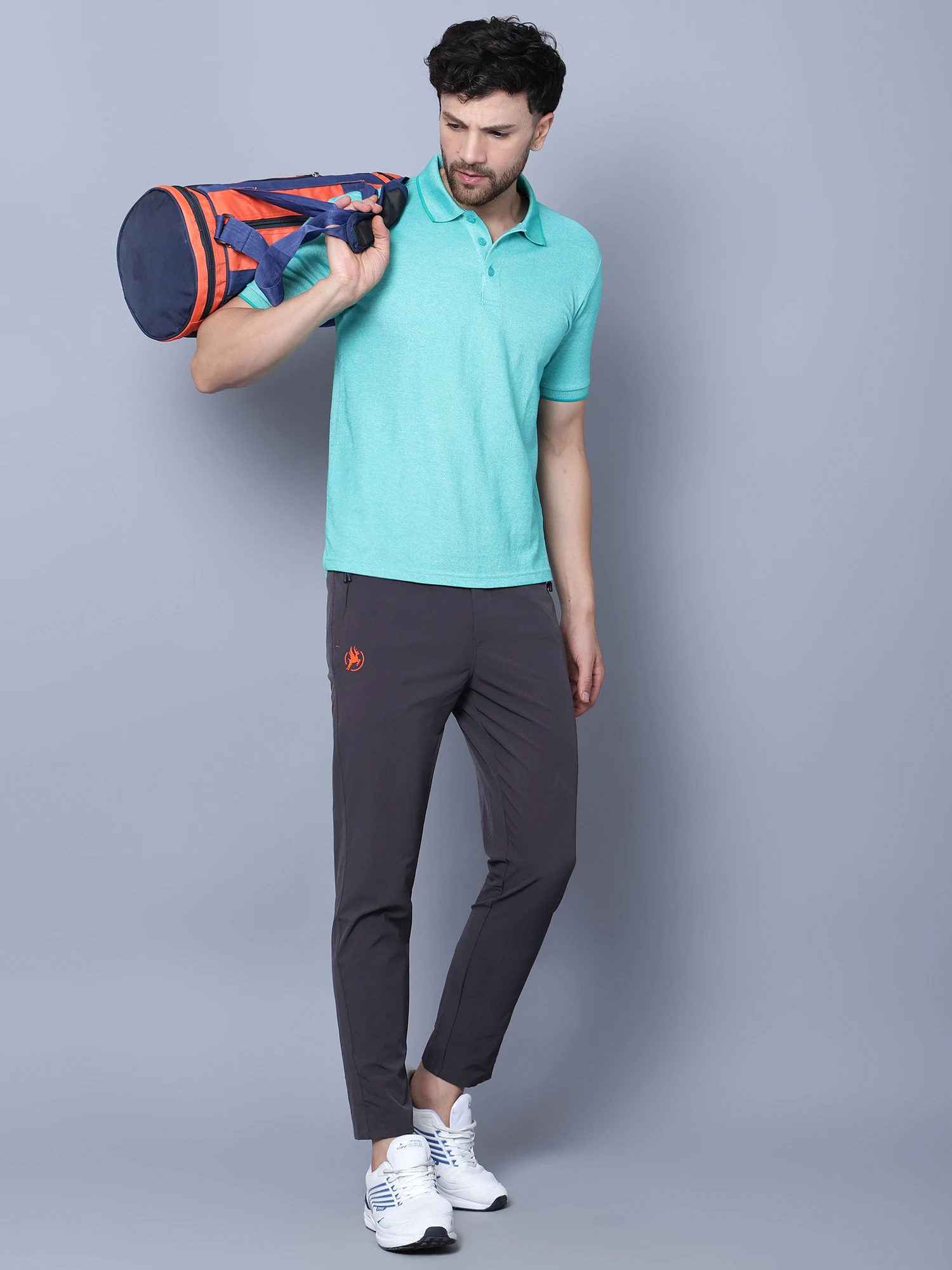 Kooltex sea green sports polo t-shirts for men by Shiv Naresh