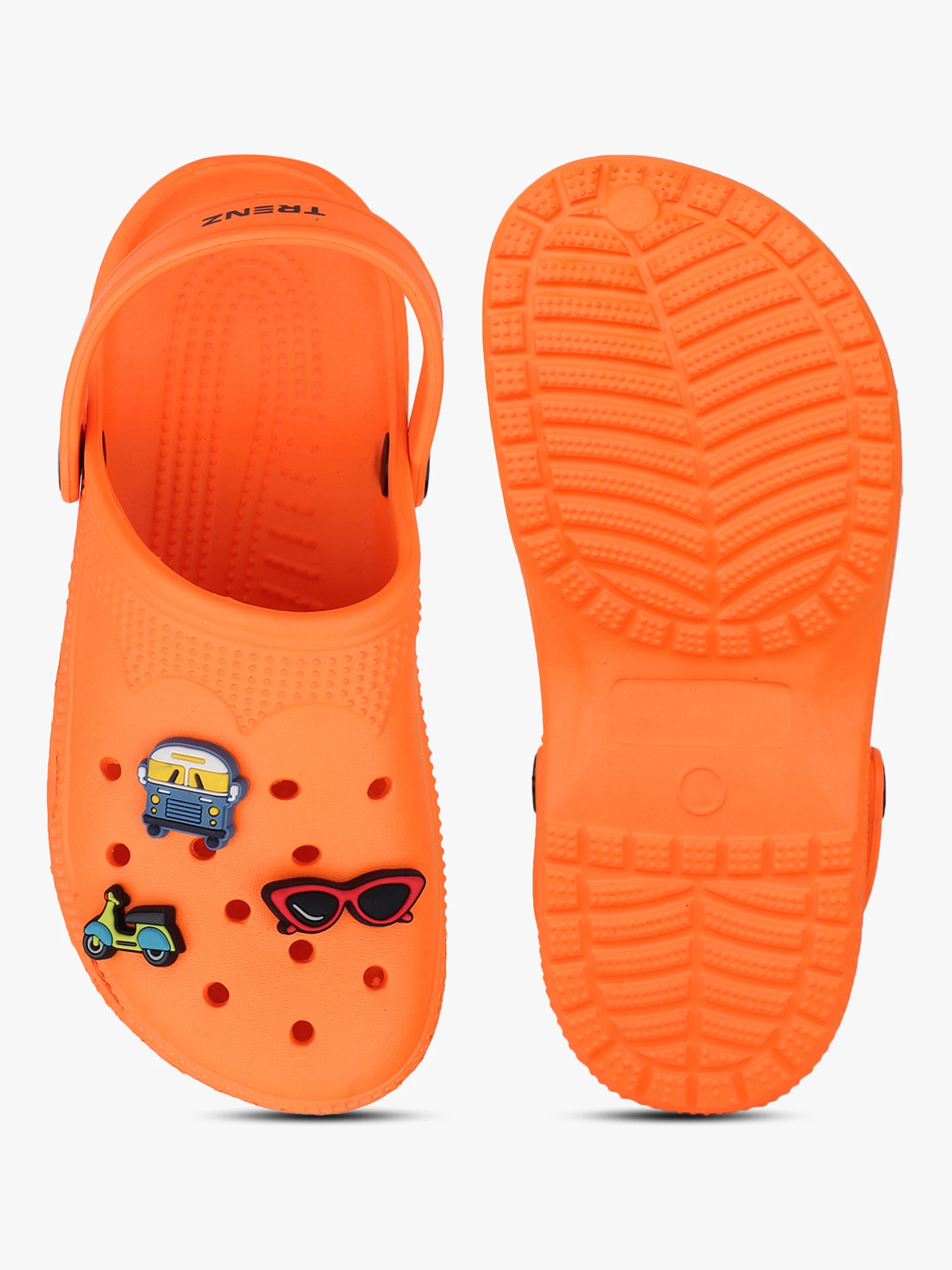 Kids Slip-On Clogs Orange by Shiv Naresh
