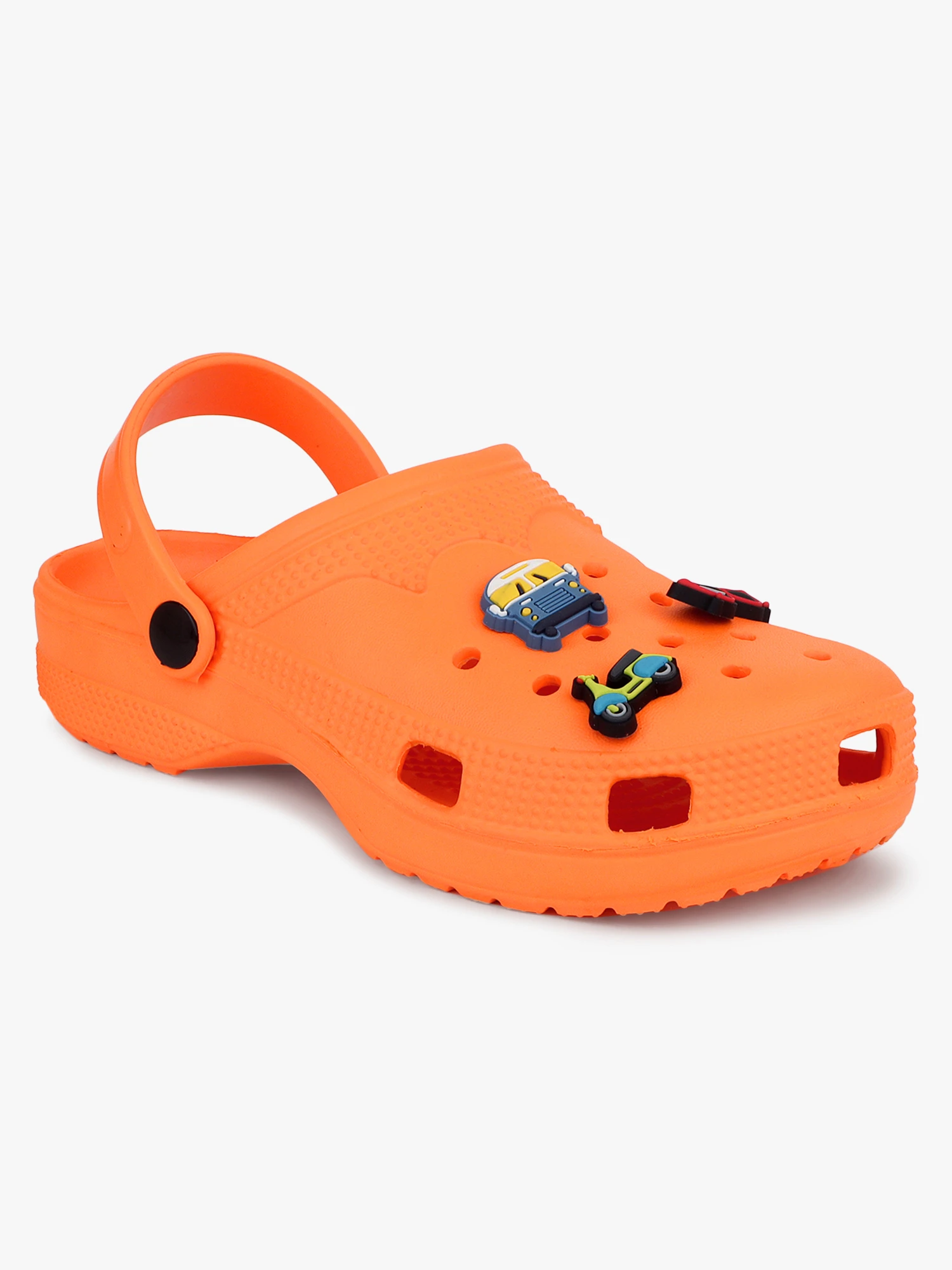Kids Slip-On Clogs Orange by Shiv Naresh