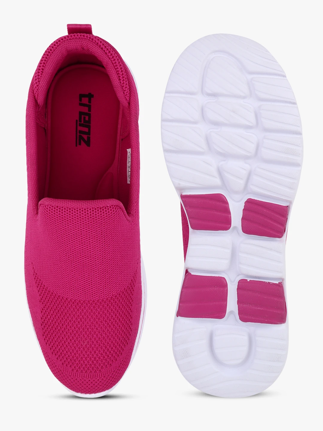 Women’s Dark Pink Slip-On Shoes by Shiv Naresh