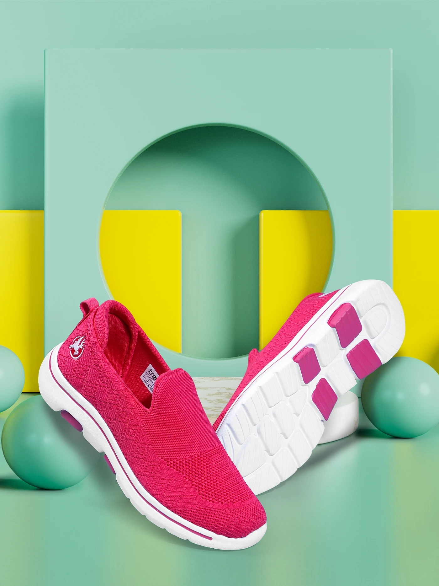 Women’s Dark Pink Slip-On Shoes by Shiv Naresh
